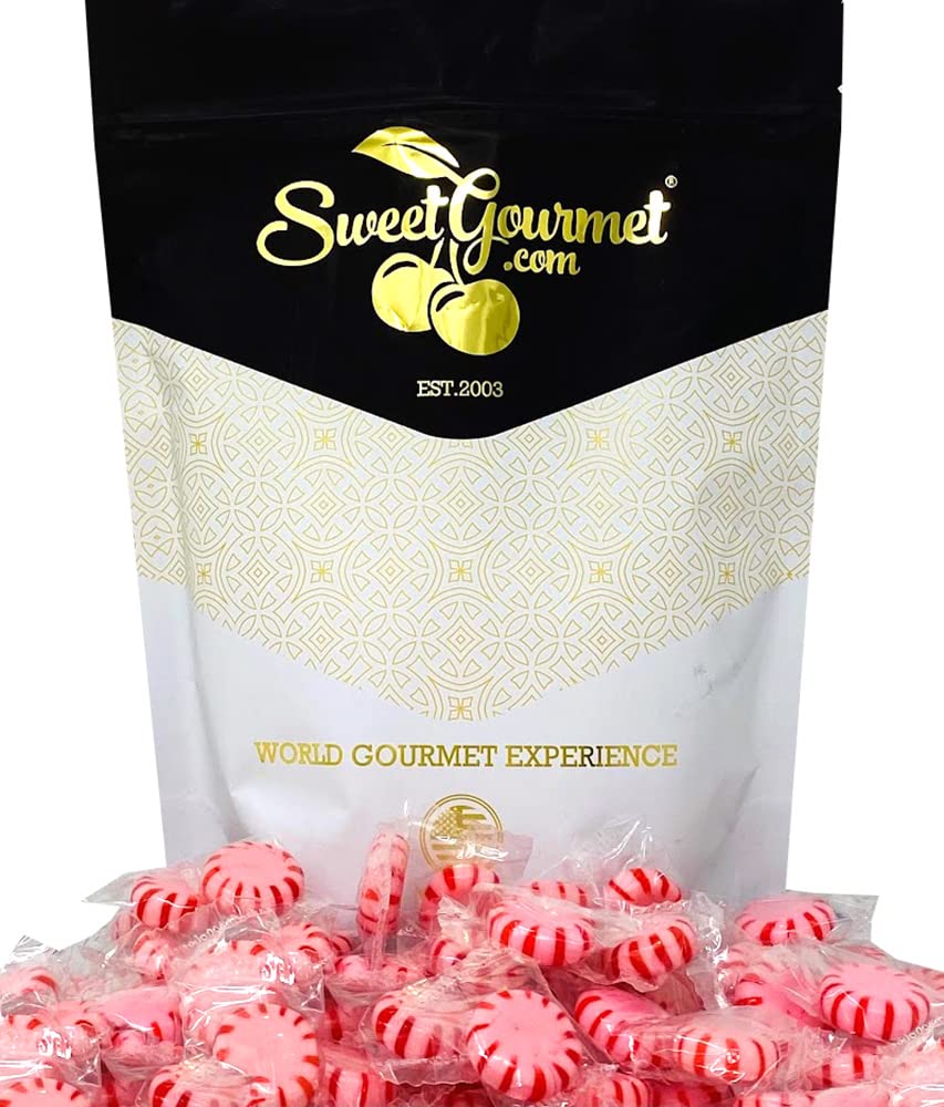 SweetGourmet Assorted Fruits Hard Candy Pinwheels | 2 Pounds (Pack of 2)