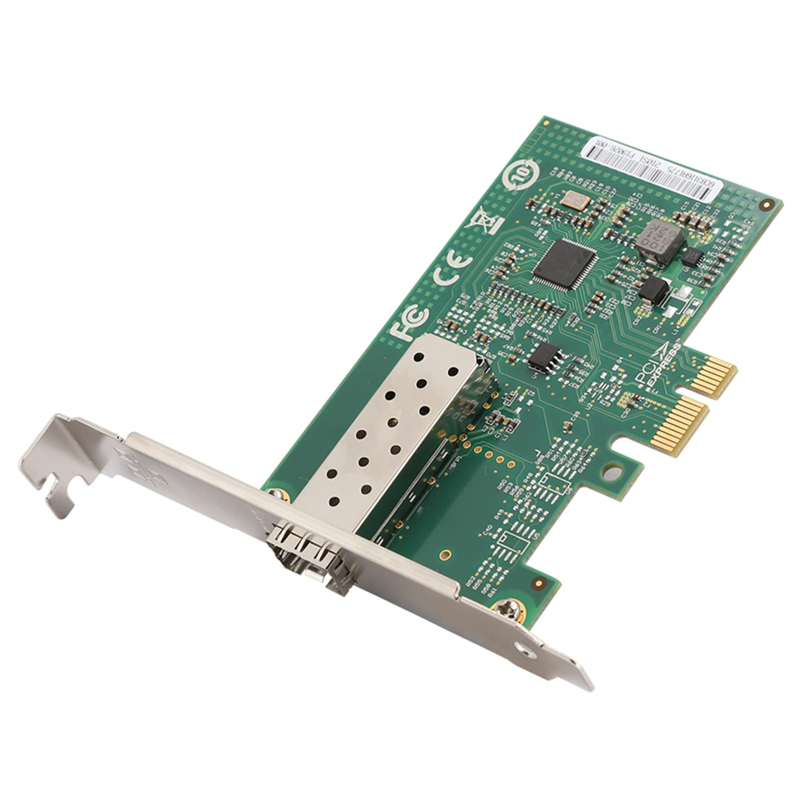 Bewinner Carte Réseau 10/100/1000bps, Carte Réseau Ethernet Gigabit Fibre Optique, PCI-Express 2.1, Adaptateur Réseau Gigabit Ethernet, Carte Réseau Fil Serveur/Bureau Général