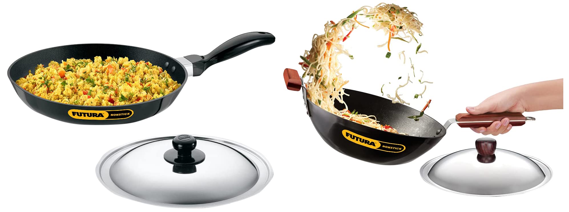 See full amazon price history chart for Hawkins Futura Non-Stick Stir-Fry Wok (with Stainless Steel lid) 3 L, 28 cm, 3.25 mm and Futura Non-Stick Frying Pan with Lid, 26cm Hawkins Futura Non-Stick Stir-Fry Wok (with Stainless Steel lid) 3 L, 28 cm, 3.25 mm and Futura Non-Stick Frying Pan with Lid, 26cm (B08PDBC158) Amazon Price History, Amazon Price Tracker