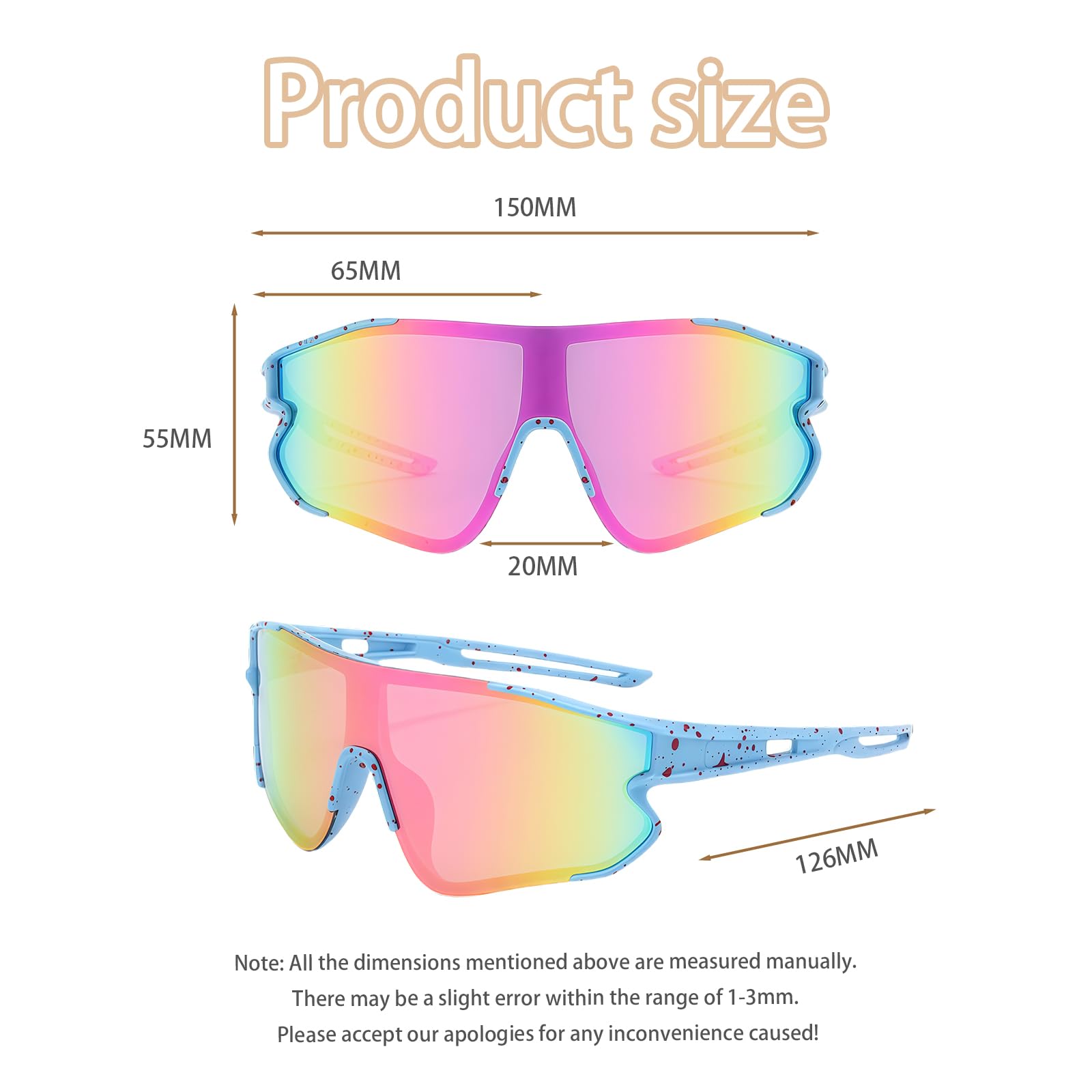 2 Coppie Di Occhiali Da Sole Da Uomo Polarizzato Da Sport Occhiali Da Sole Da Donna Polarizzati Da Bicicletta Uv400 Protezione Occhiali Da Sci, Bicicletta, Corsa