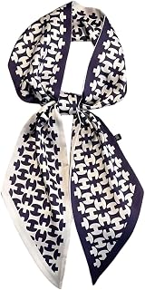 Head Hair Scarf for Women,Silky Long Headscarf Purse Bag Scarfs for Handbag Fashion Satin Neck Scarves Accessories