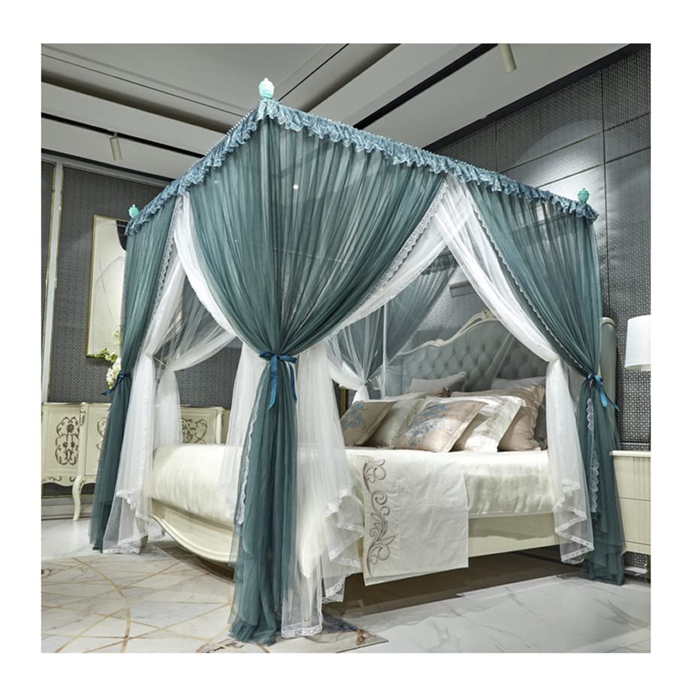 Mosquitera para cama con diseño elegante para habitación de princesa