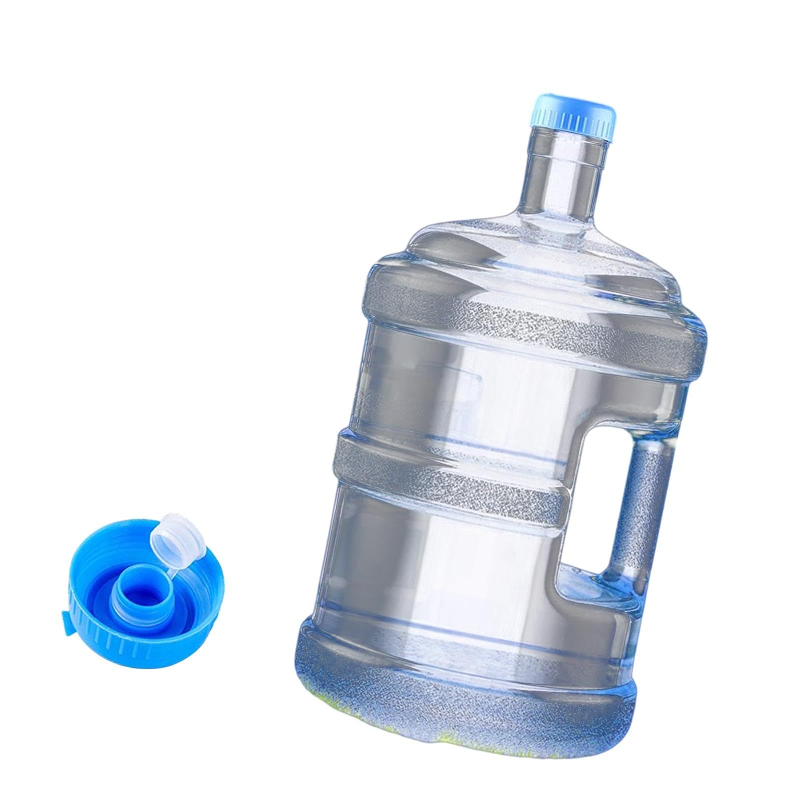 Gralara Thickened Water Dispenser Bottle Reusable Pure Water Bucket Mineral Water Barrel Portable Water Container Pure Water Bottle with Handle for Camping Outdoor Home Office,Blue,7.5L