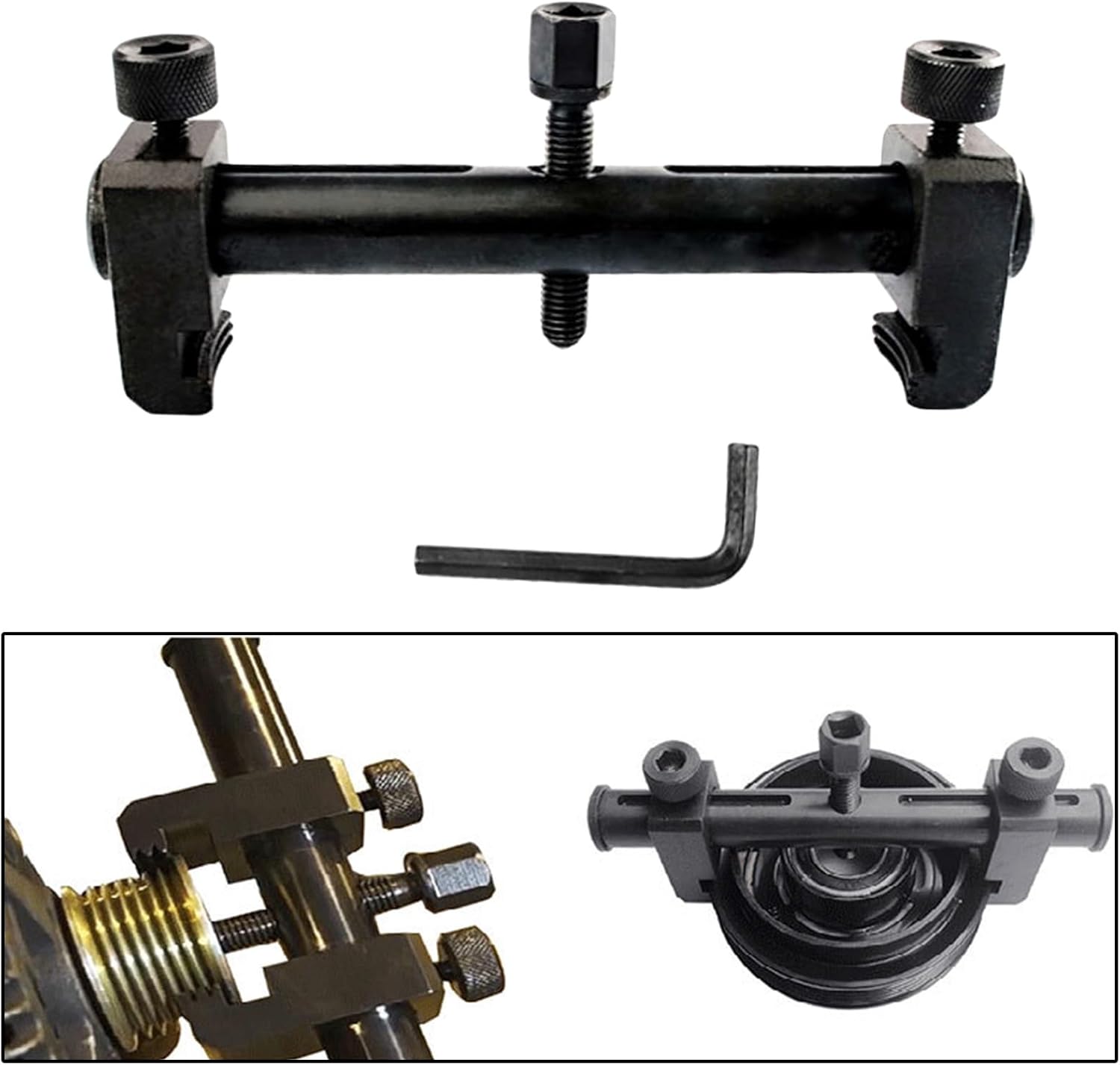 Black Two Jaws Gear Puller Armature Bearing Puller Forging Extractor Installation Remove Tools Equipment