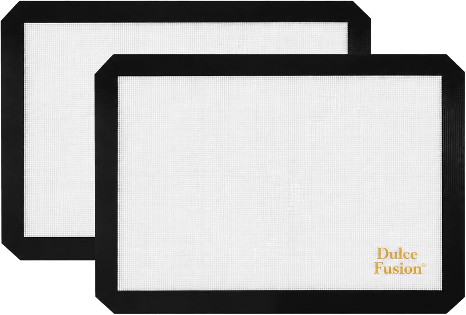Silicone Baking Mats 2-Pack, 16.5 x 11.6 Inch Half Sheet, Reusable