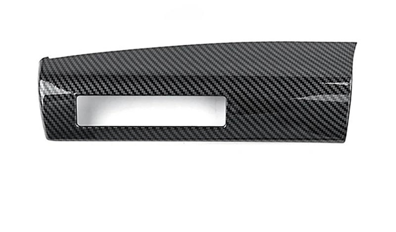 Red Car Interior Carbon Fiber Style ABS Headlight Adjustment Button Cover Trim for Hyundai for Kona SX2 2024 LHD Interior Decal Trim(Carbon Fiber)