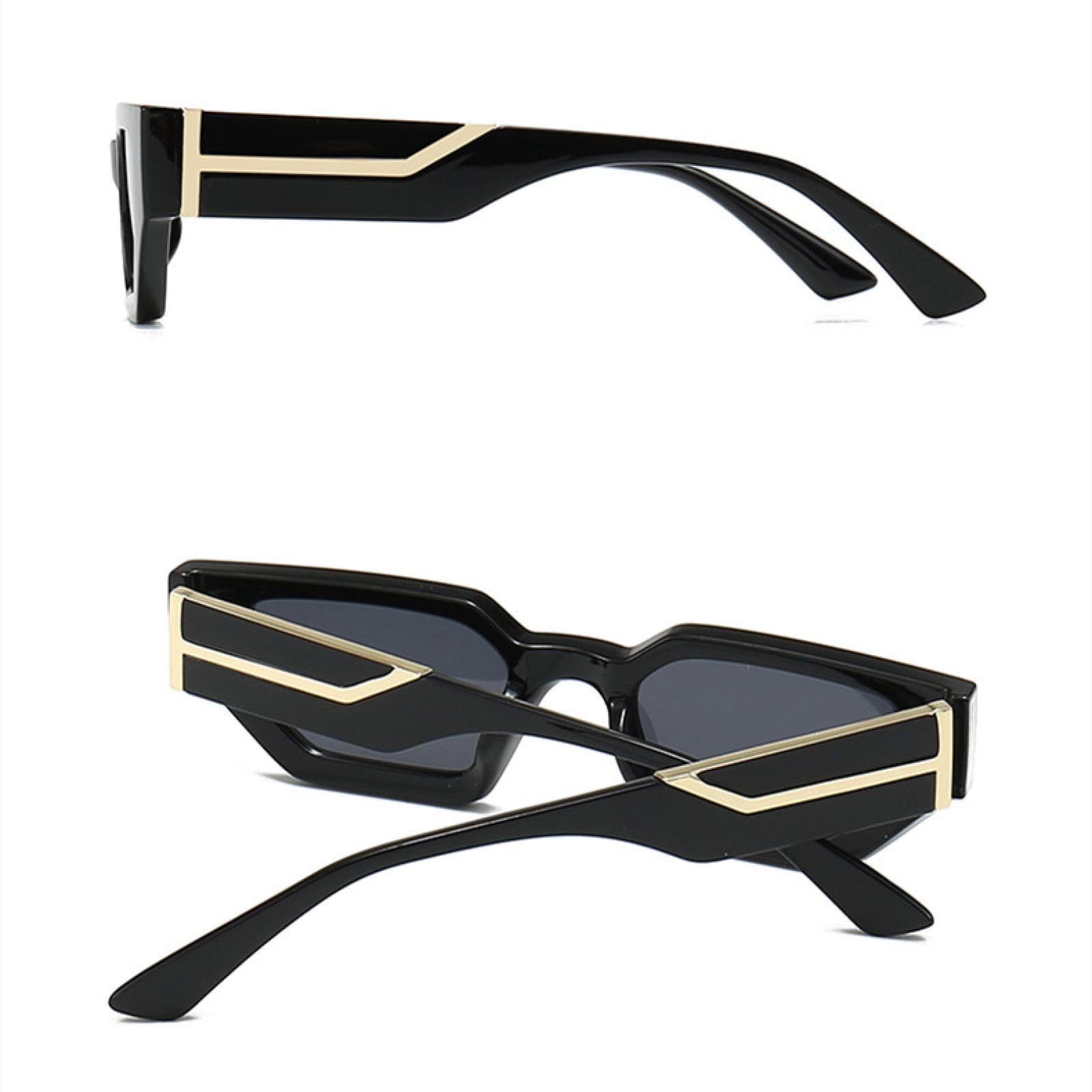 Modne okulary przeciwsłoneczne w stylu vintage damskie dla mężczyzn luksusowe okulary przeciwsłoneczne dla kobiet okulary z małą oprawką Uv400