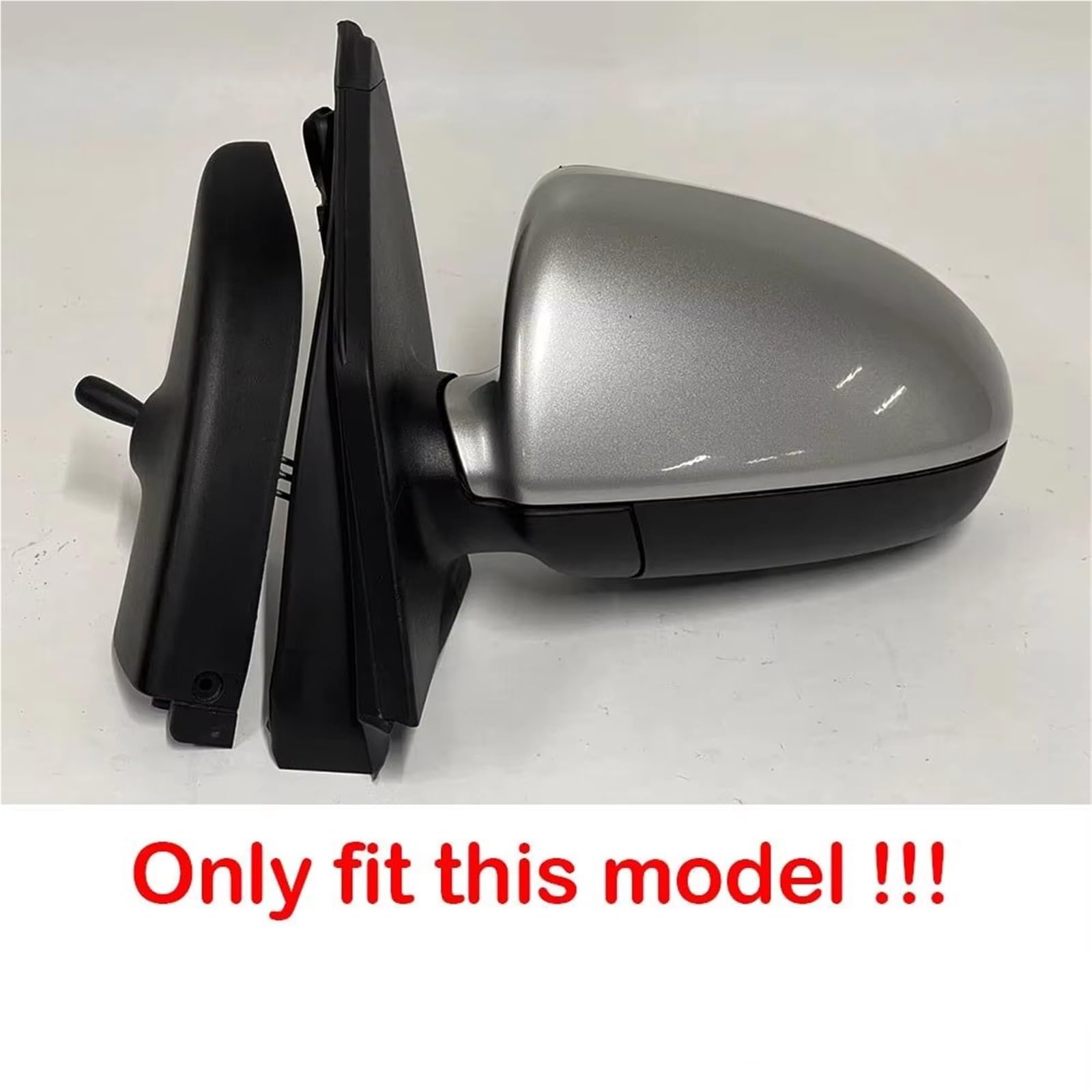 Wymiana czapek do Benz do Smart For Fortwo W451 2008-2014 2x naklejka samochodowa pokrywa wsteczna osłona skrzydła zewnętrzna obudowa wykończenia osłony tylnej (czarny połysk) (węgiel)