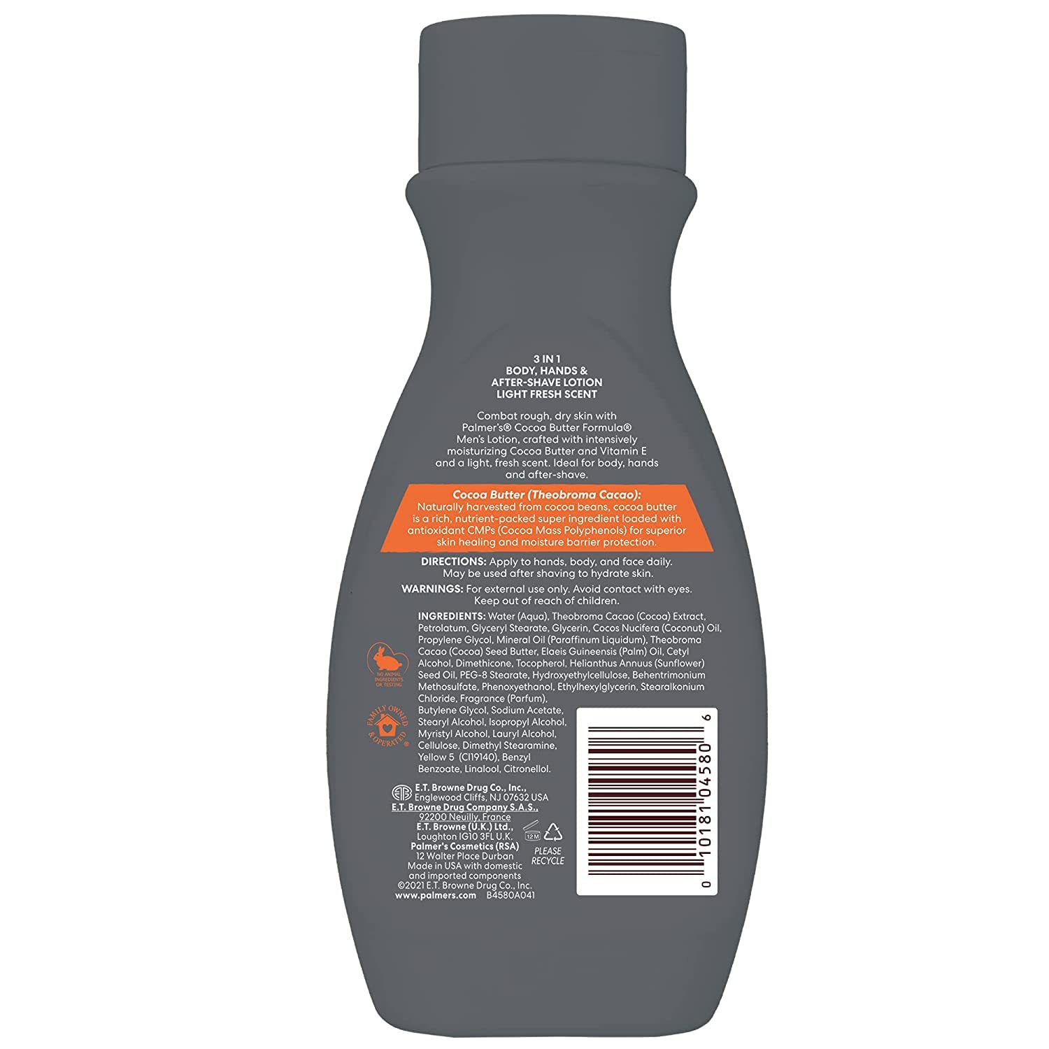 New! Palmers Cocoa Butter Formula Men's Body & Face Lotion for Relief Of Rough Dry Skin 200ml, 250 ml (Pack of 1) - Image 2