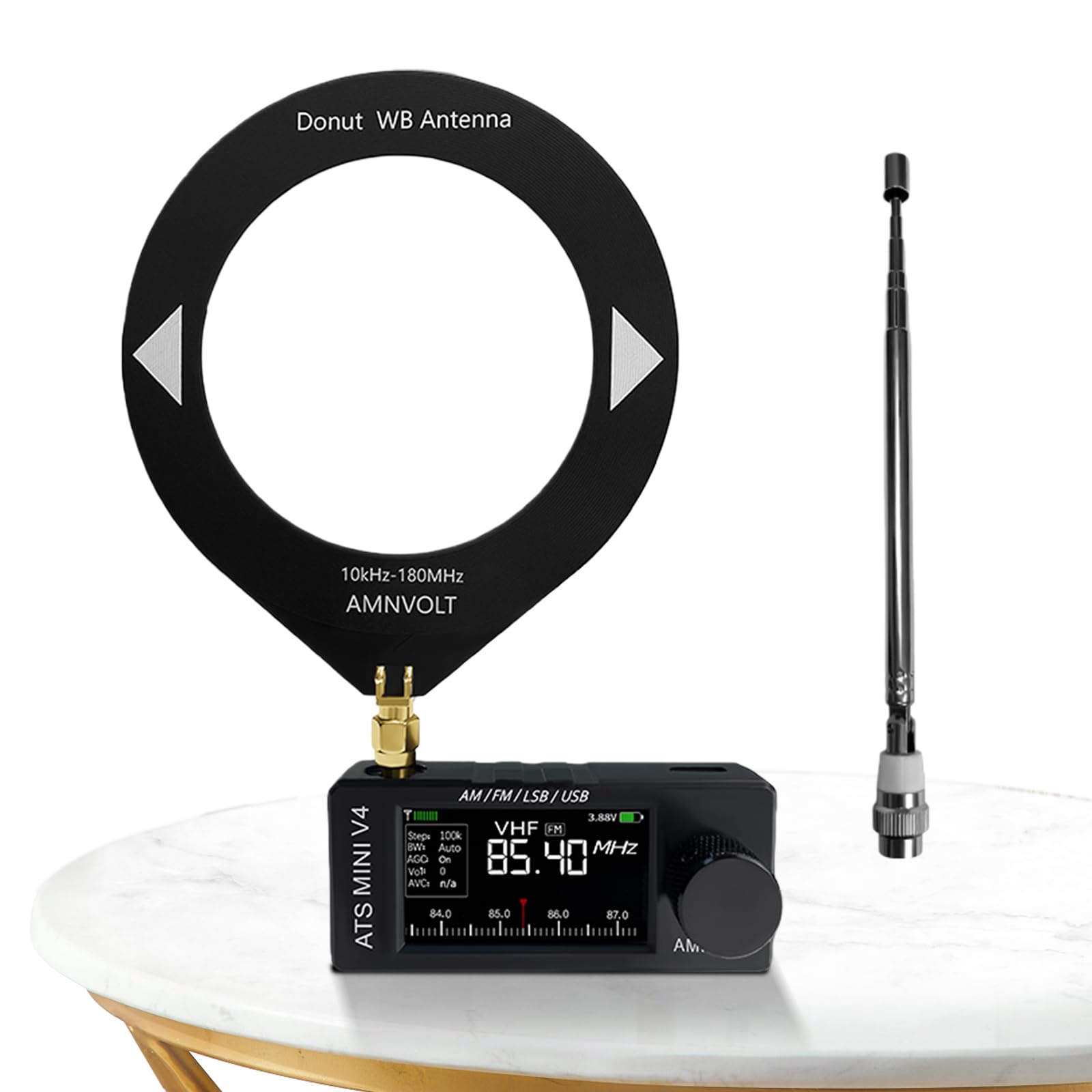 Amazon.co.jp: AMNVOLT V4 ATS MINI ラジオ IPS スクリーン Si4732 DSP