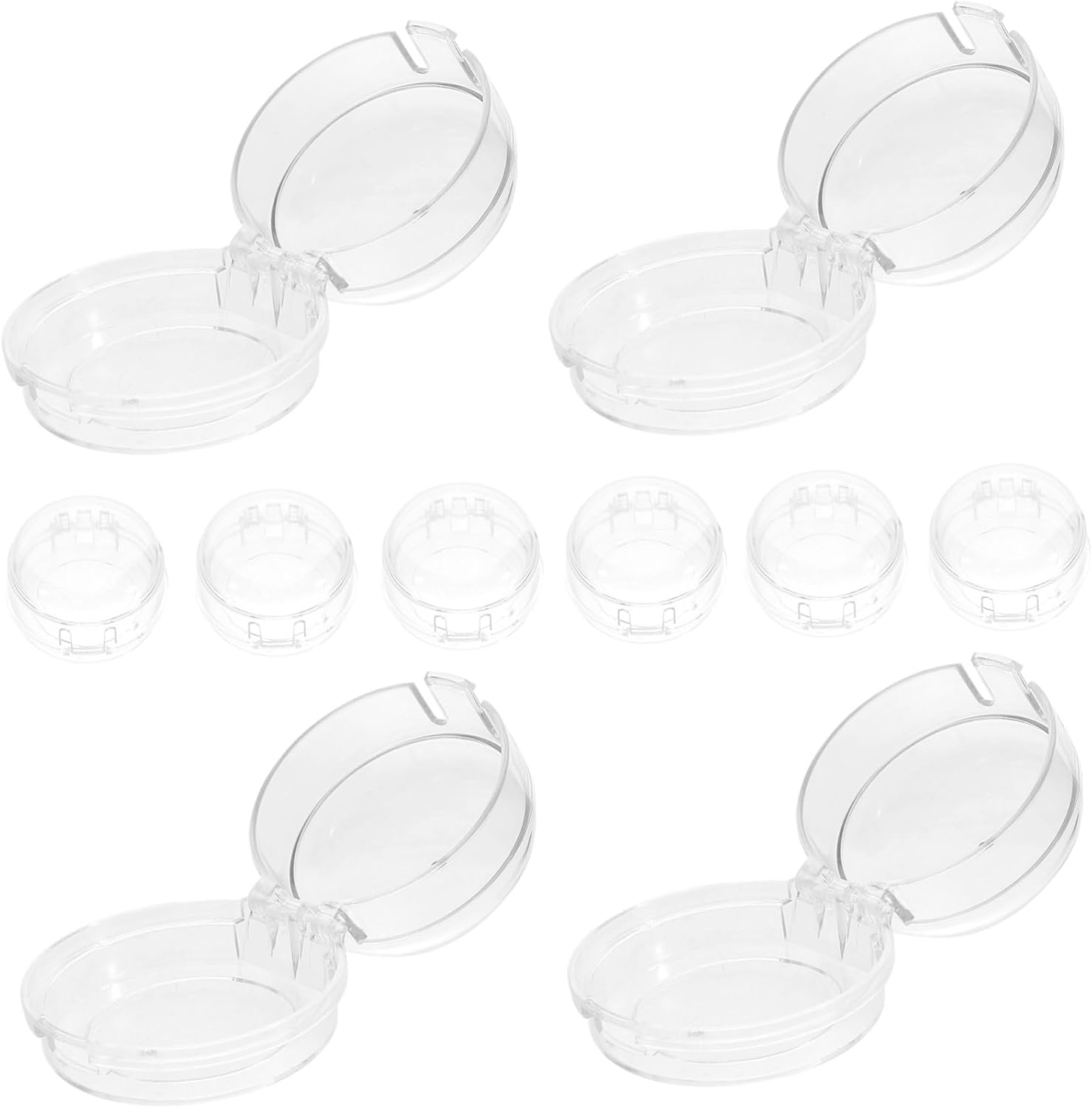 10pcs Safety Gas Stove Knob Covers Transparent Childproof Protectors for Stove Knobs Easy to Use Prevents Accidents for Boys and Girls and Pets