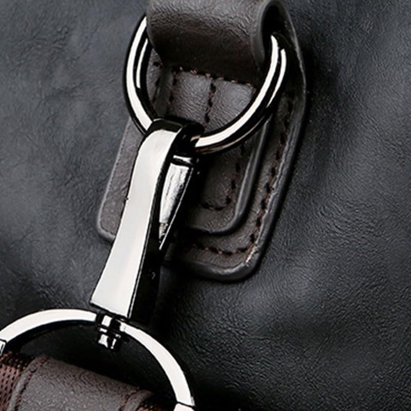 PU Leather Hand-held Travel Bag Men's Business Crossbody Luggage