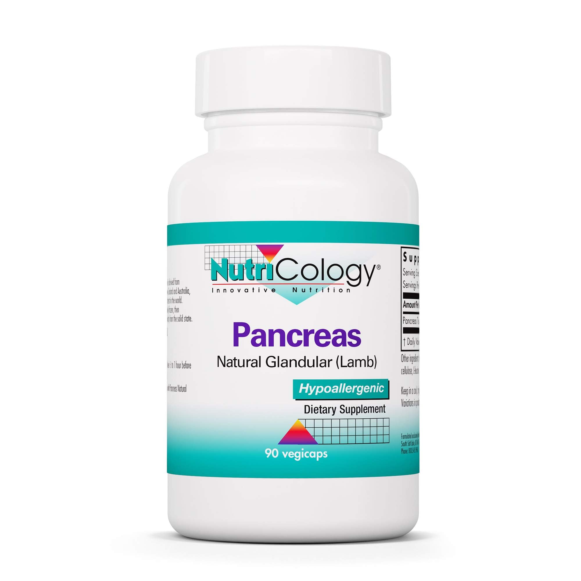 Pancreas Lamb Organic Glandular (90 Capsules, 52634)
