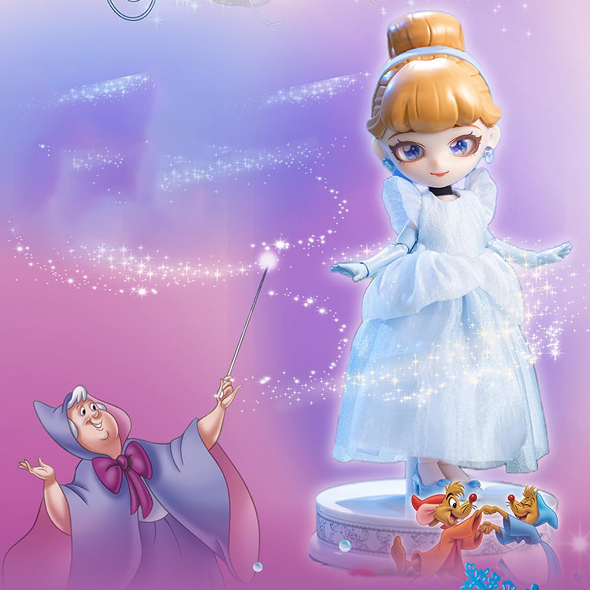 HiPlay MORSTORM Princess Series – Action Figure BJD Cenerentola Corpo Snodabile 15 Cm