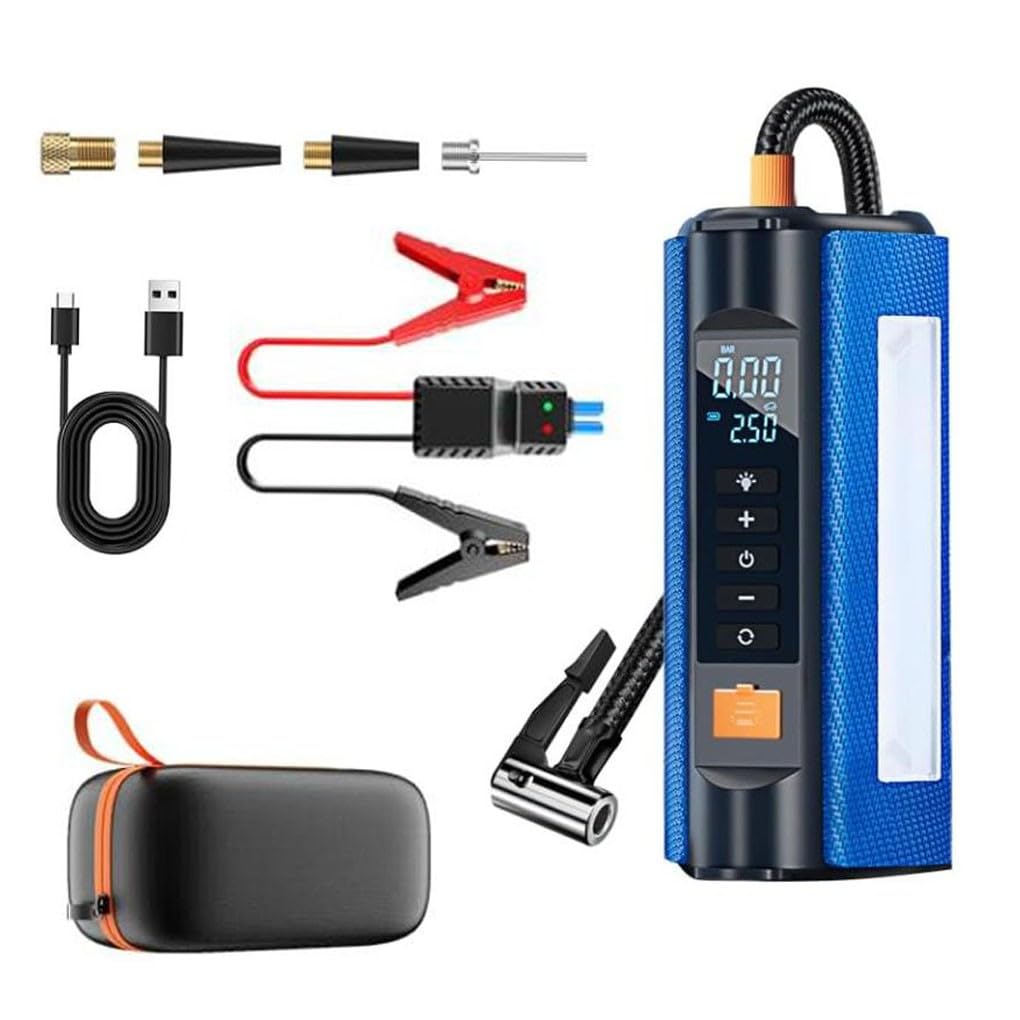 Compresseur d'air portable pour voiture - 6000 mAh