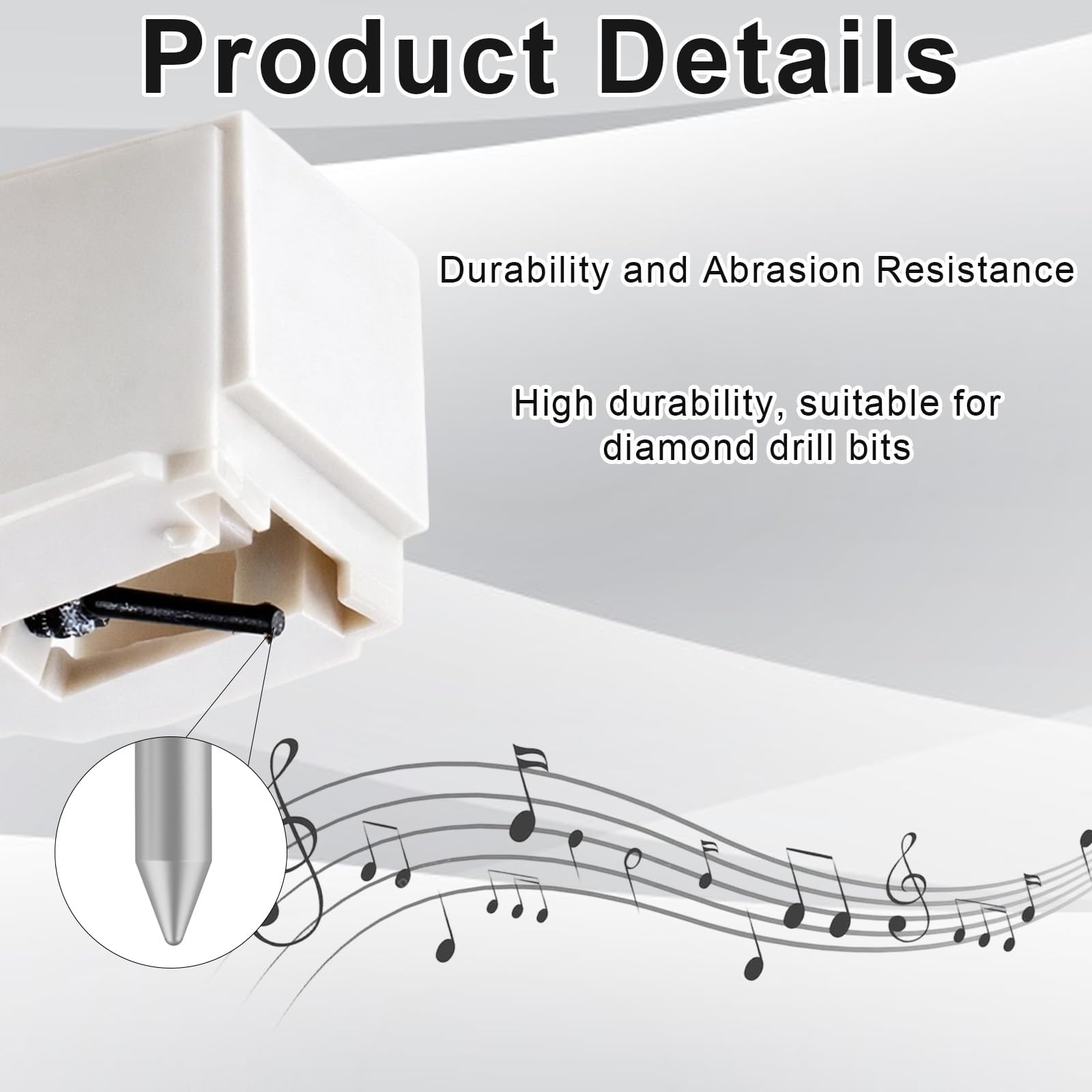 1 Aiguille ATN3600L, Audio Technica Platine Vinyle Audio Technica Stylet de Rechange pour Lecteur, Aiguille AT3600L, Aiguille pour Platine Vinyle, Aiguille de Platine