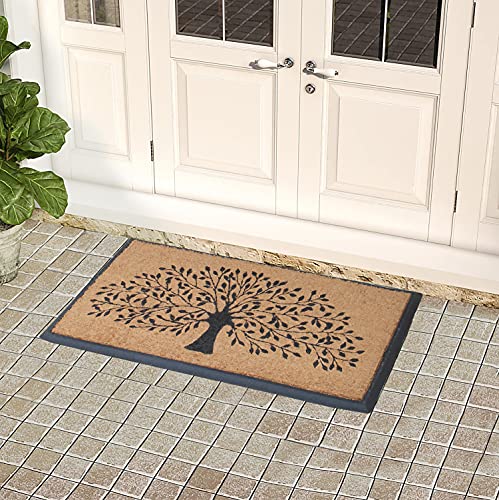 A1 Home Collections A1Hc Natural Coir & Rubber Door Mat, Thick Durable Doormats For, Heavy Duty Large Size Doormat, Anti-Shed Doormat, Fade-Resistant Door Mat, Long Lasting, Front Door Entry Doormat #TOP1