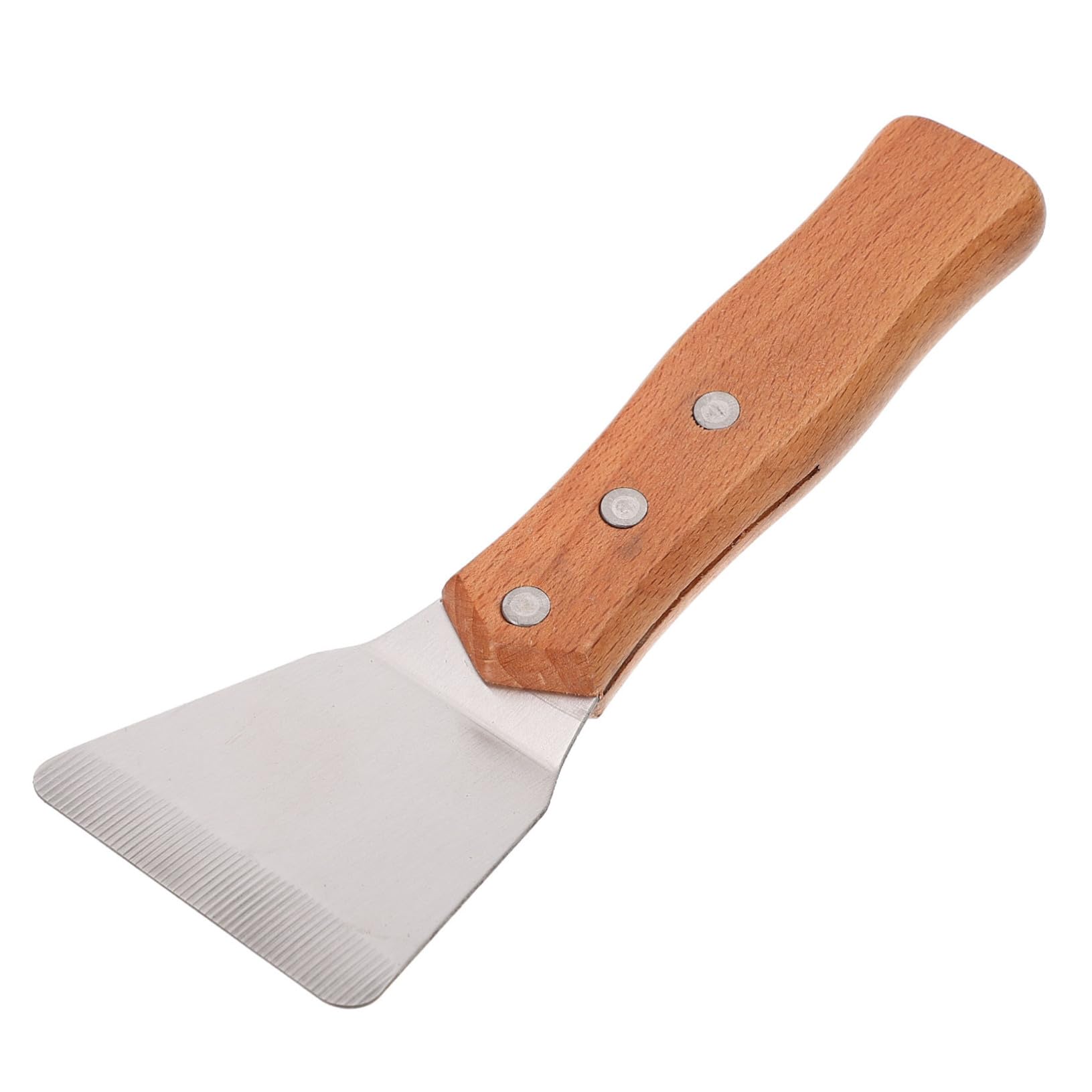 Uonlytech Ergonomic Handle Griddle Scrapper Skillet Scraper Tool Commercial Cleaning Spatula