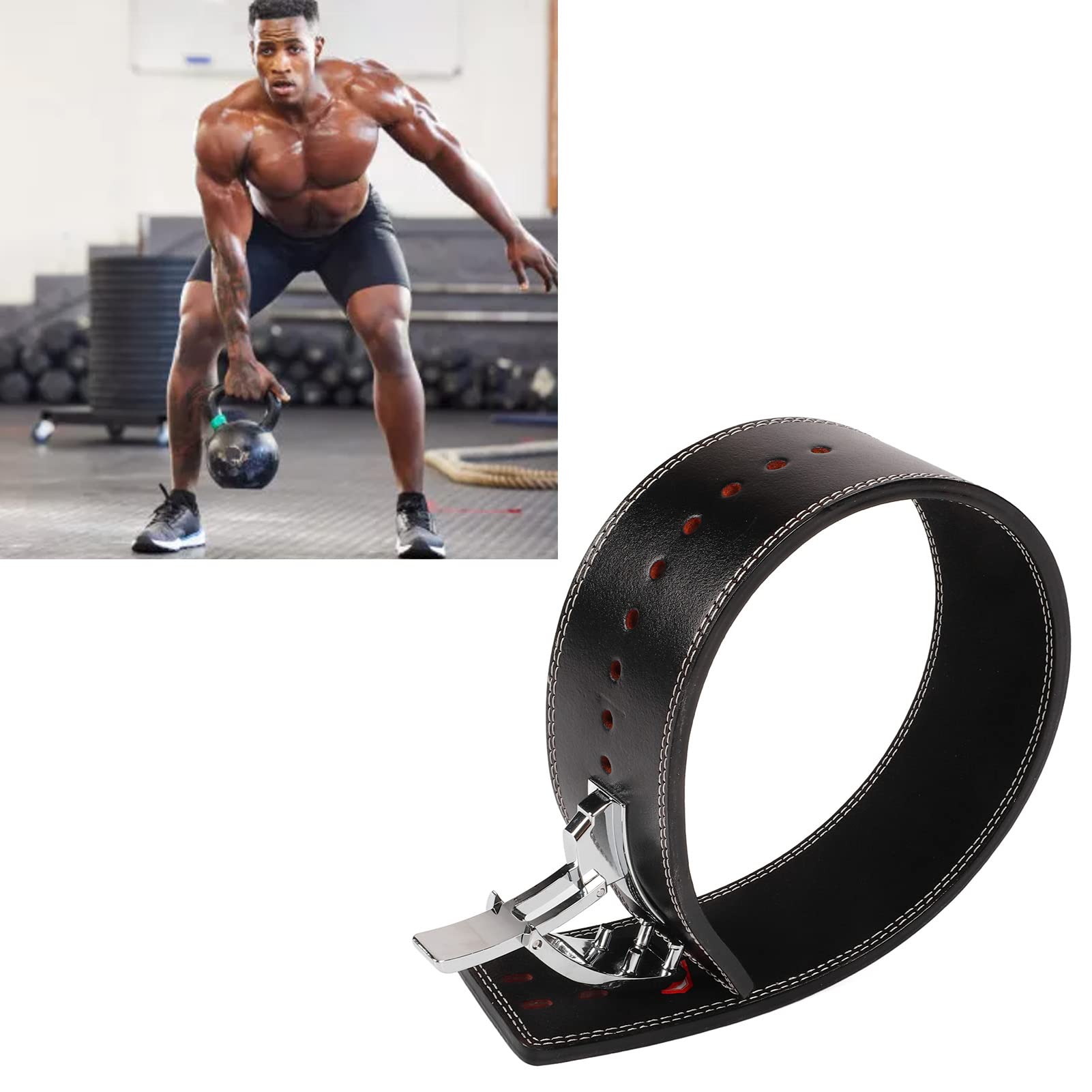 Ceinture de musculation pour squat, soutien de la taille, équipement de protection pour entraînement de fitness, haltérophilie, soutien de la force, 107,9 x 9 cm