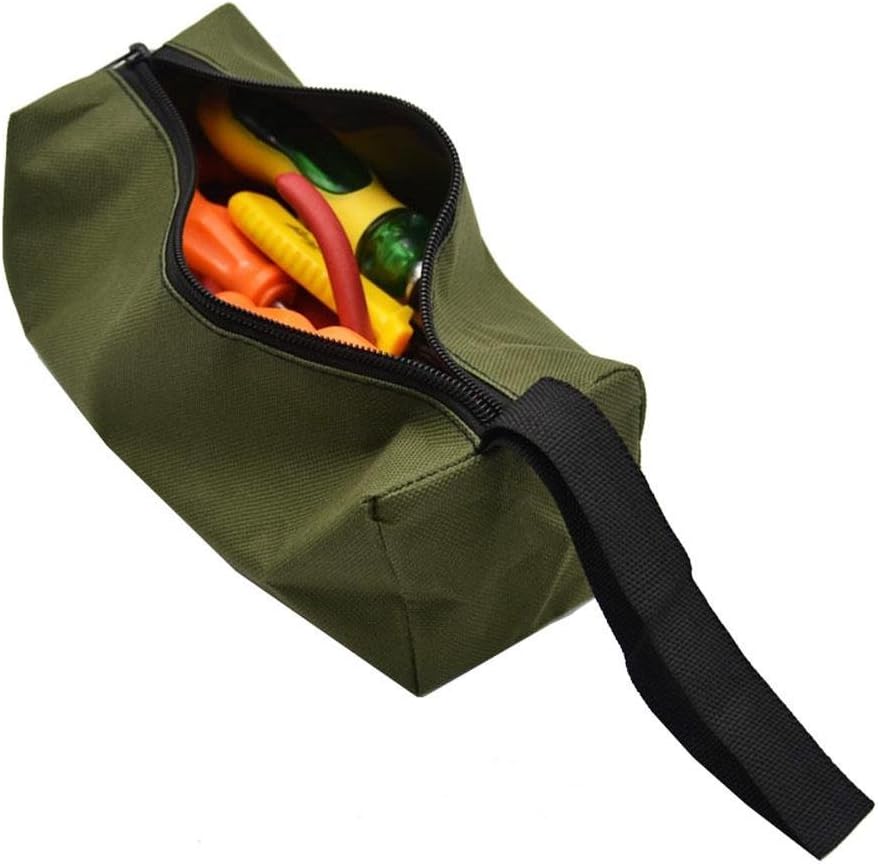 Tool Kit / Tool Bag (30 x 10 x 10 cm) Finishing Bag Waterproof Tool Handbag Hardware Small Parts Storage Bag, green