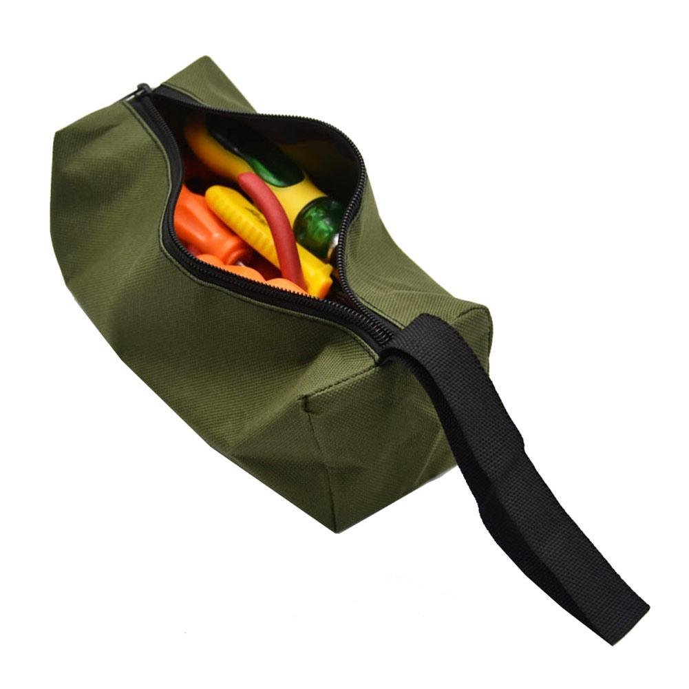 Tool Kit / Tool Bag (30 x 10 x 10 cm) Finishing Bag Waterproof Tool Handbag Hardware Small Parts Storage Bag, green