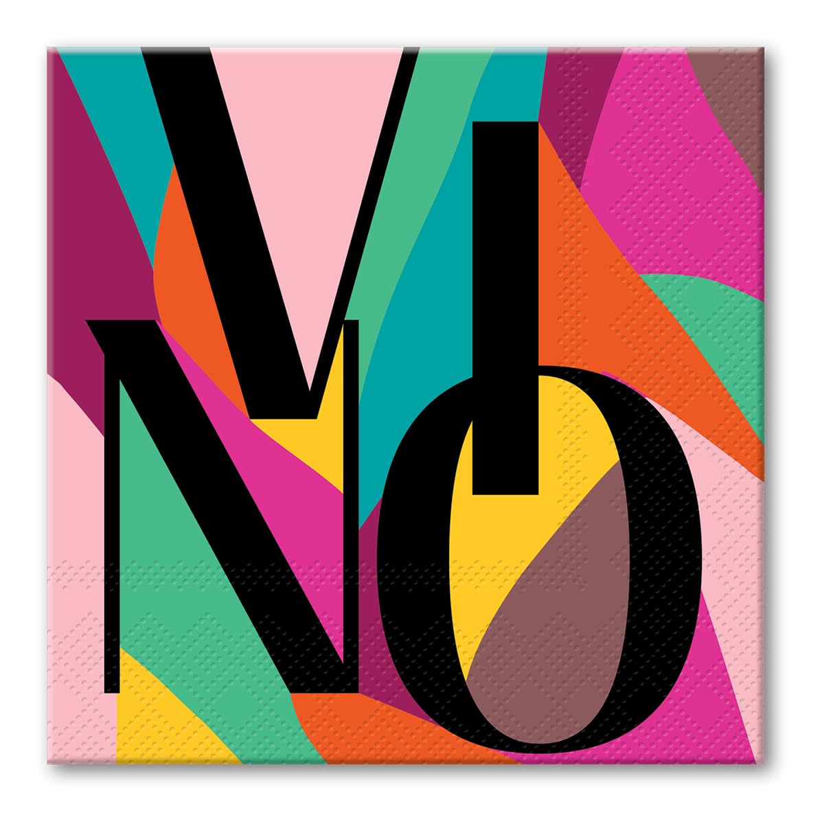 Punch Studio 30-Count Disposable Party Napkins, 5" Square, Vino