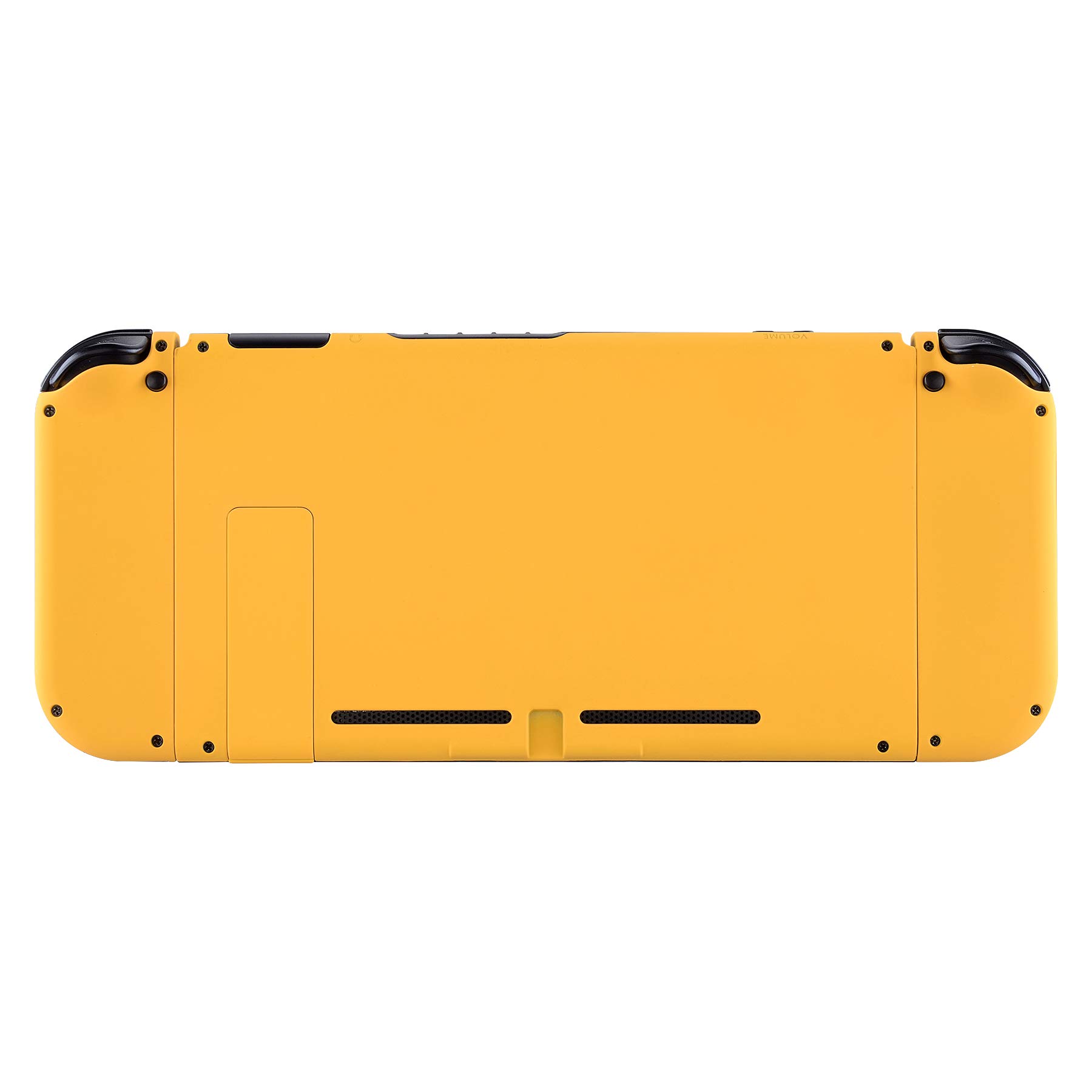 eXtremeRate Carcasa con Botones para Nintendo Switch - Funda Protectora de Reemplazo para Joycons y Consola, Shell de Bricolaje con Teclas para Nintendo Switch Accesorios (Amarillo)