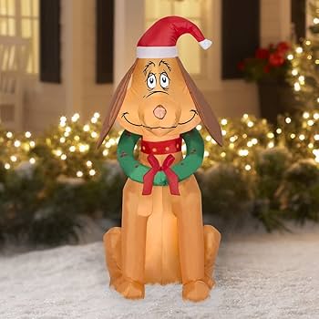 Max the dog outdoor christmas decorations Clearance
