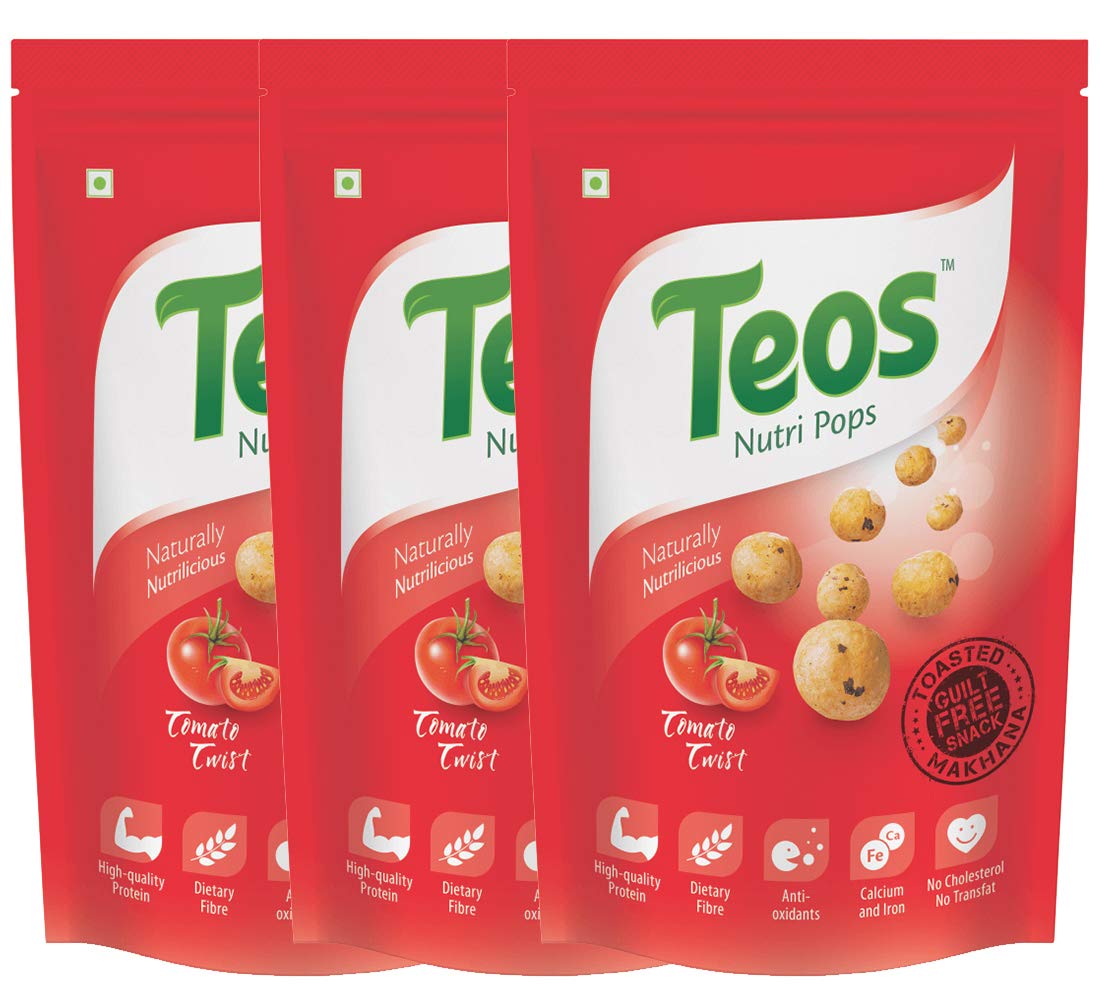 See full amazon price history chart for Teos Nutri Pops Roasted Makhana Snacks, Tomato Twist, Tasty, Healthy & Crispy Munchies, Pack of 3, 195 g. Teos Nutri Pops Roasted Makhana Snacks, Tomato Twist, Tasty, Healthy & Crispy Munchies, Pack of 3, 195 g. (B08CRJJRJ1) Amazon Price History, Amazon Price Tracker