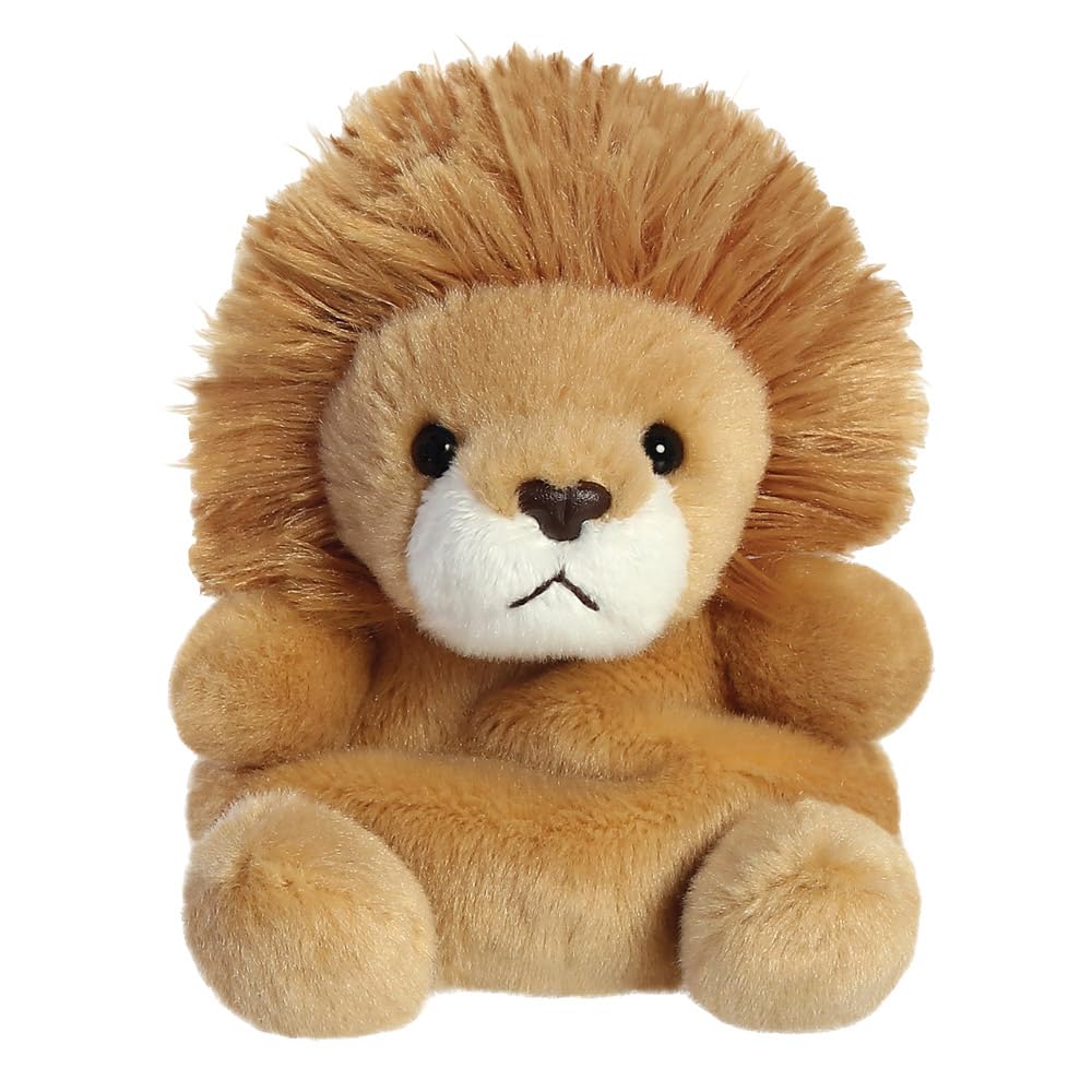 Aurora, 33527, Palm Pals Leno Lion, 5In, Soft Toy, Golden Brown