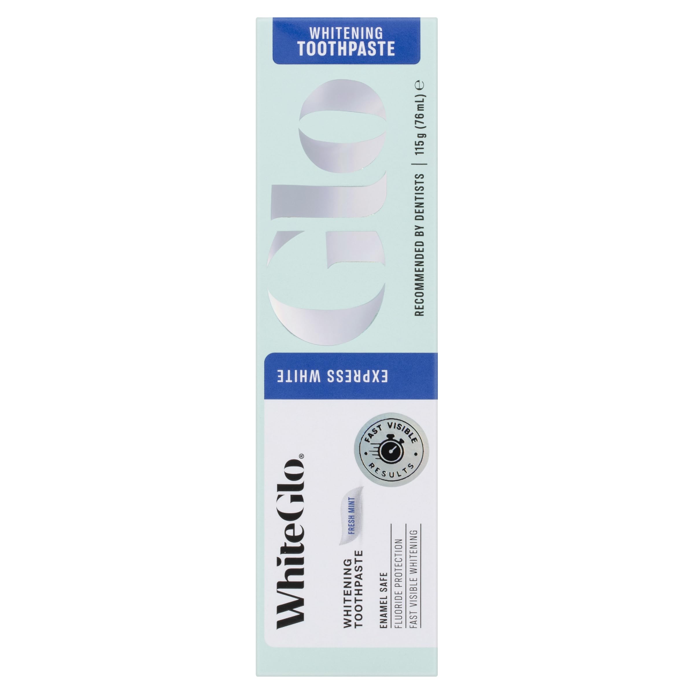 White Glo Express White Toothpaste 115g