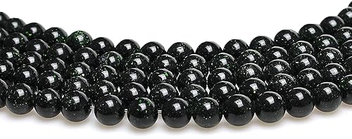 Miniatura 179 de MJDCB Natural Multicolor Volcanic Lava Stone Round Loose Stone Beads DIY for Jewelry Bracelet Making 15" (6mm, White)
