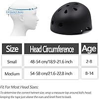 Vista 3 de Casco de bicicleta para niños de edades 2-14, casco de seguridad ajustable para niños pequeños con juego de equipo de protección, cascos