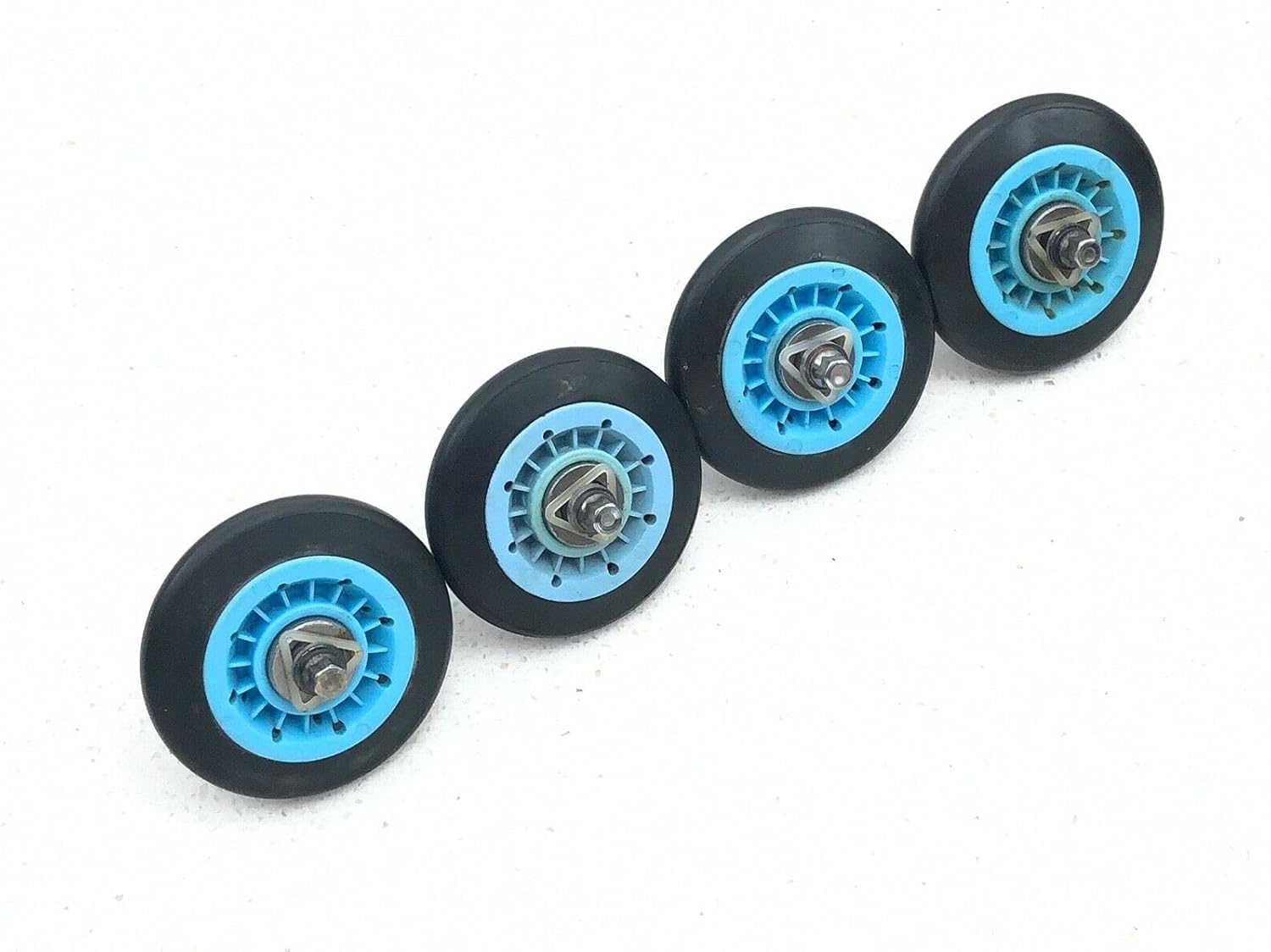 W10177428, AP6016361, 35001136 Drum Support Roller Compatible with Dryers IGD7200TW10, NED7200TW10, NGD7200TW10, YIED7200TW10, YNED7200TW0 -(4 Pack)
