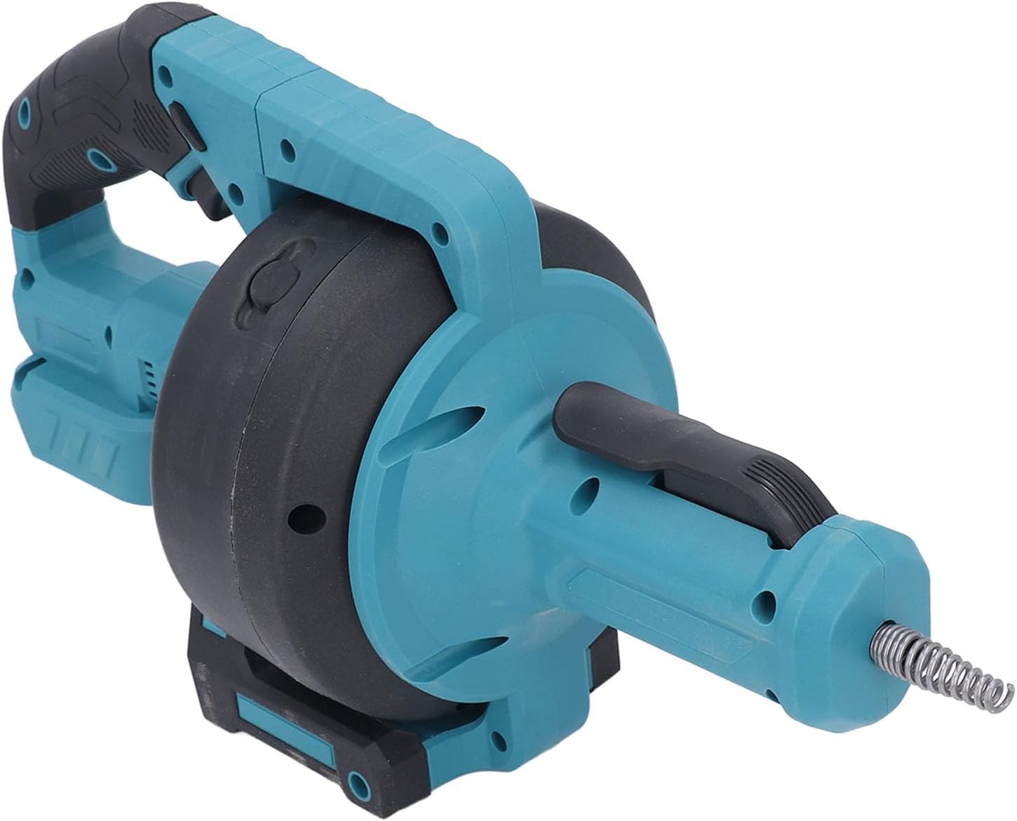 Desatascador de tuberías inalámbrico con alimentación automática para tuberías de 34-2 pulgadas, cable de 7 m, LED, control de velocidad.