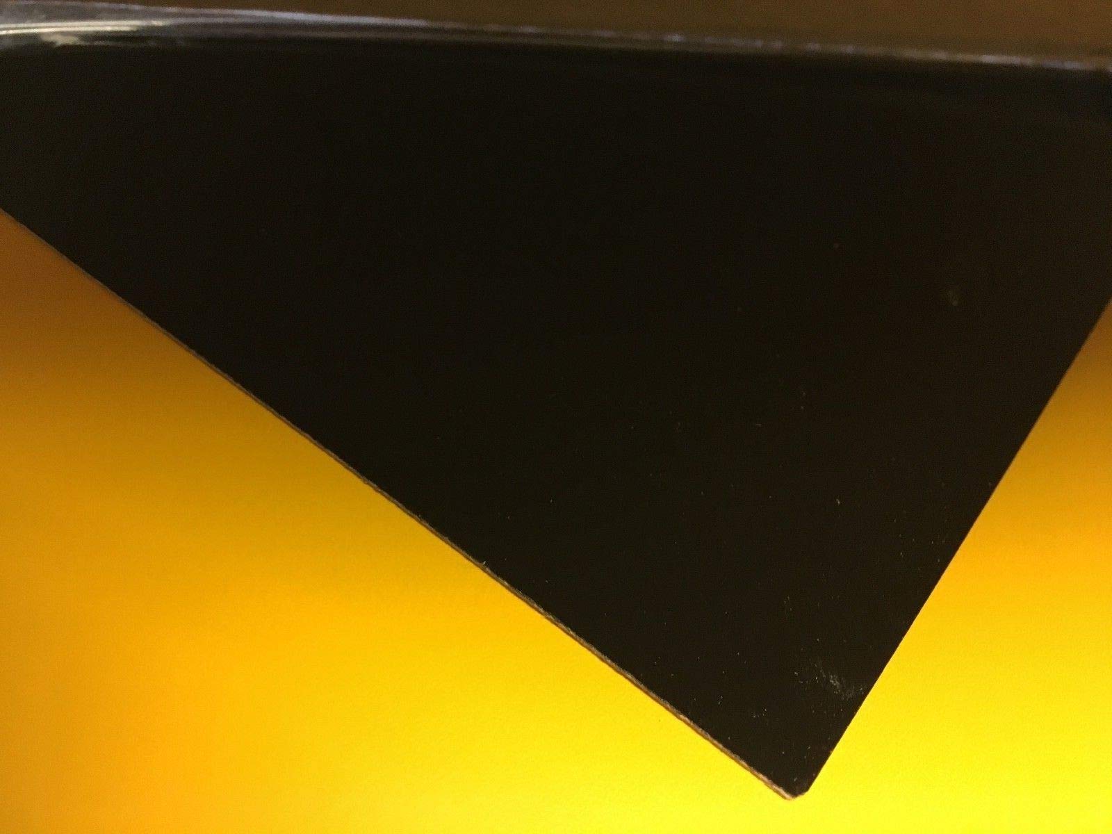 Formica Type Plastic Laminate Black Gloss 90CM X 60CM