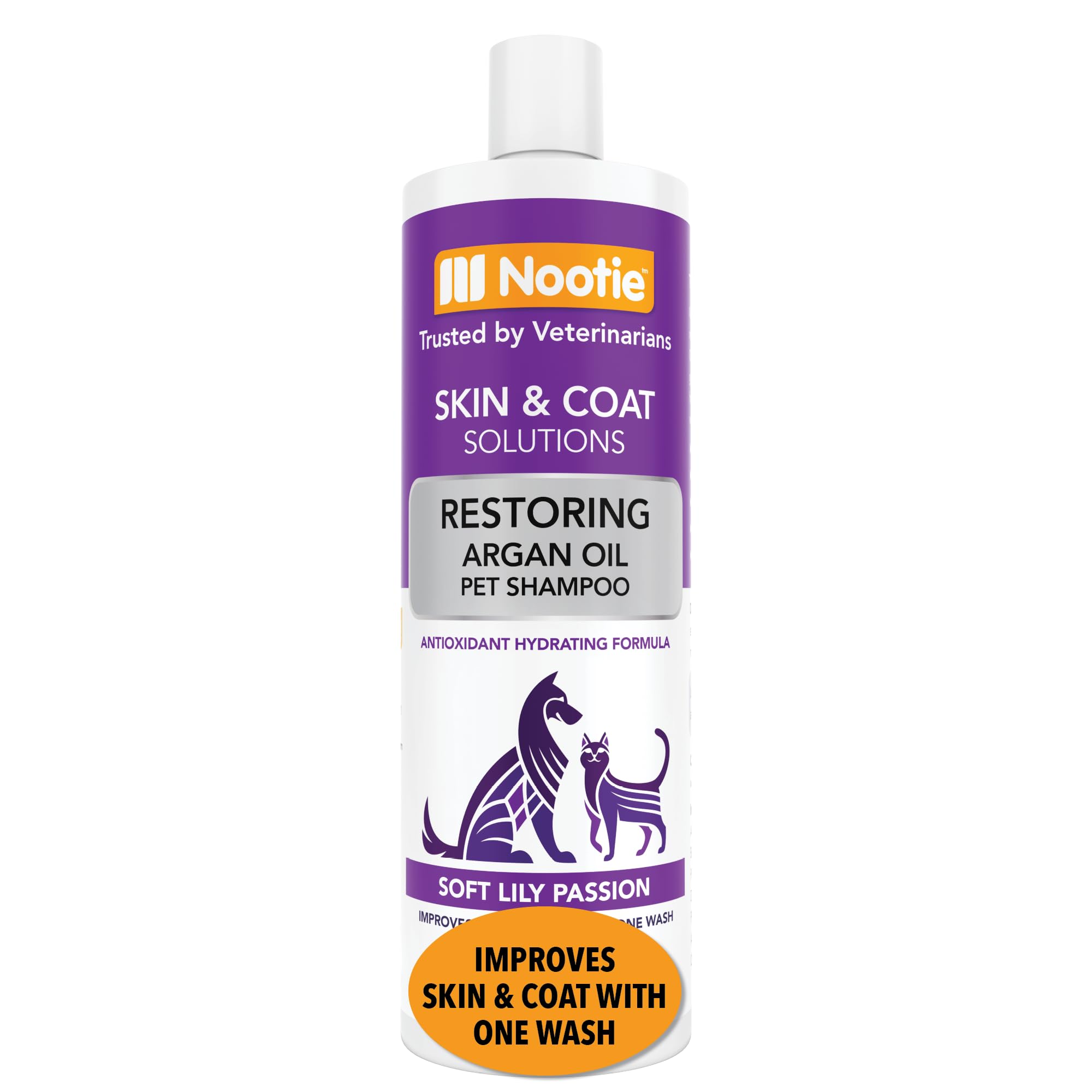 Nootie Soft Lilly Passion Restoring Argon Oil Pet Szampon, 453,6 g