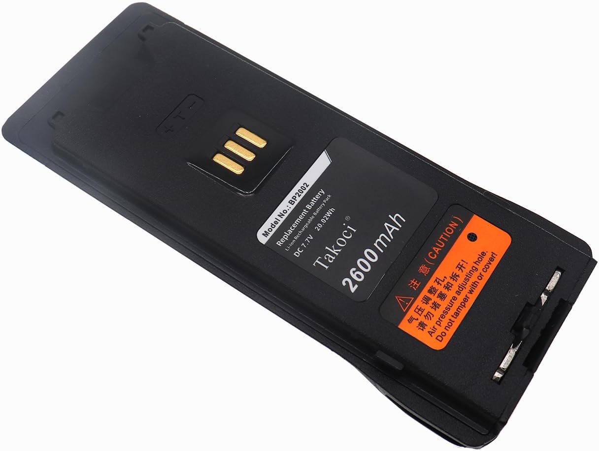 5PCS BL2002 BP2002 Replacement Battery Compatible with HP680 HP600 HP605 HP685 HP602 HP682 Two-Way Radio Li-ion Battery 7.4V 2600mAh