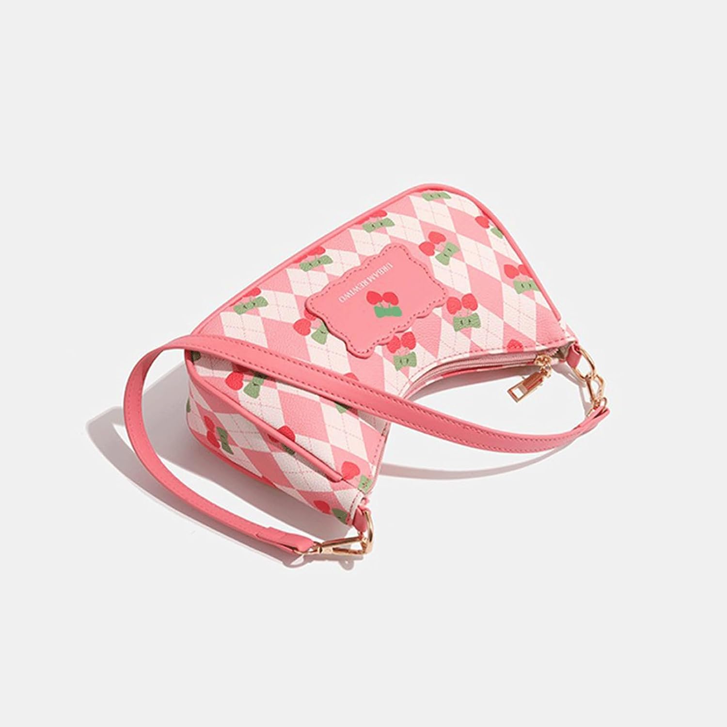 Cherry Purse Women Kawaii Coquette Bag Cute Cherry Tote Bag Y2K Shoulder Bag Trendy Handbags Small Purses