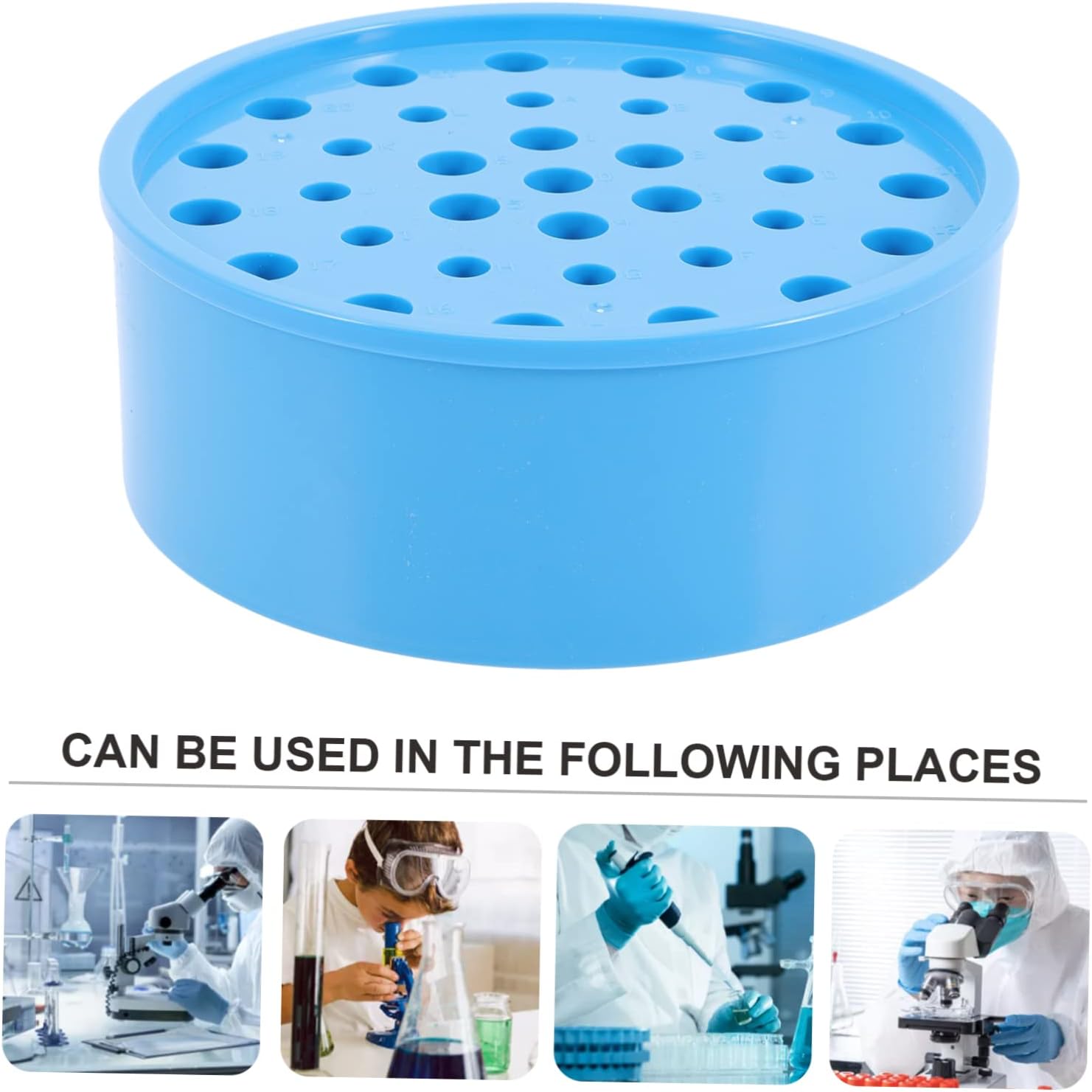 Laboratory Tube Rack Tube Box Bracket Plastic Multipurpose Round Test Tube Holder/2301
