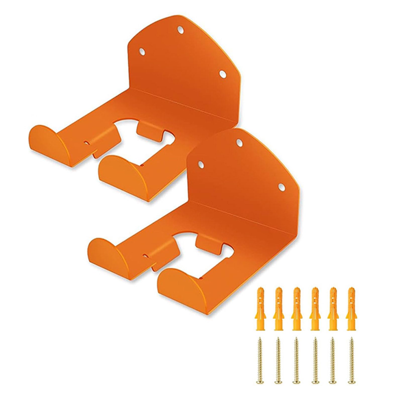 2 Pcs Garage Storage Organization Hooks Garage Tool Organizers Wall Mount Storage Rack for Ladder, Garden Tool, Hoses Heavy Duty Hooks