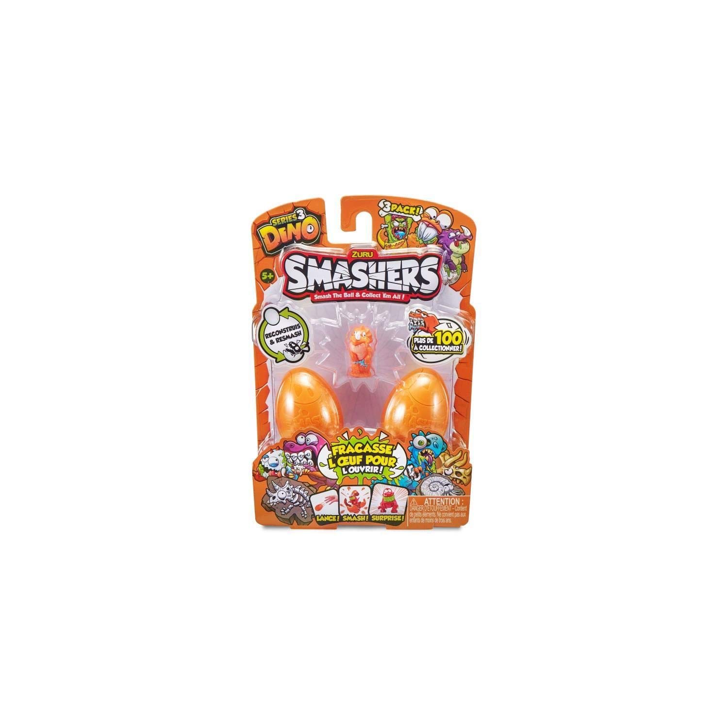 Smashers Series 3 Dino 3 Figure Pack (7437)
