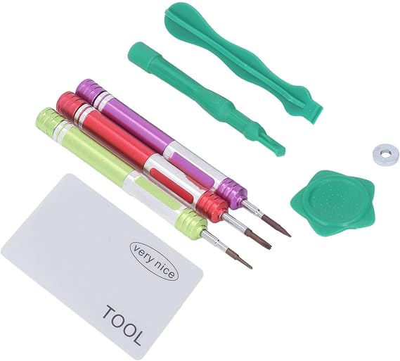 Laptop Repair Kit, 9 Piece Electronics Toolkit, Precision Screwdrivers, Pry Tools, Ideal for Mobile Device and Tech Repairs