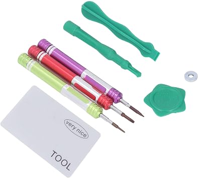 Laptop Repair Kit, 9 Piece Electronics Toolkit, Precision Screwdrivers, Pry Tools, Ideal for Mobile Device and Tech Repairs