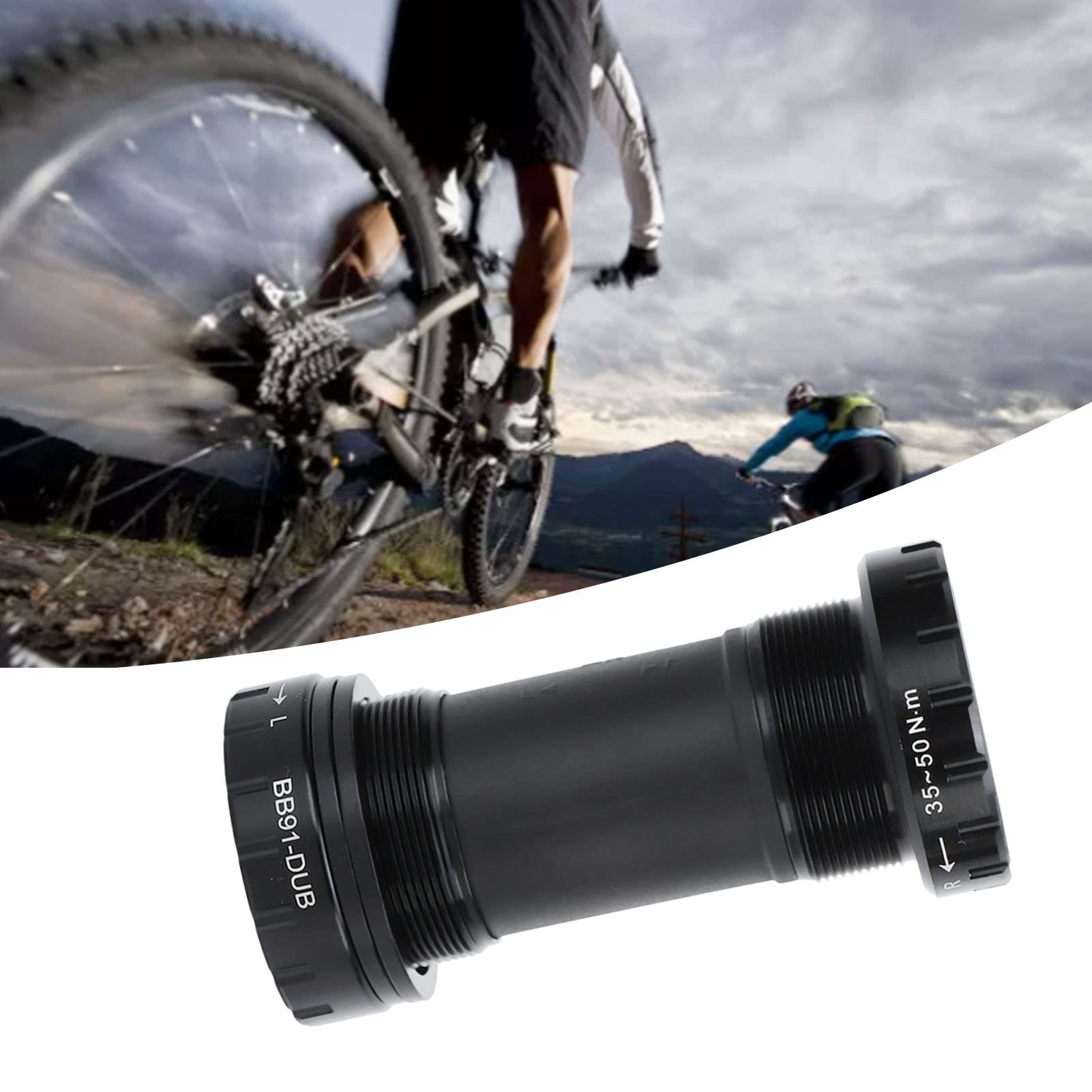 BB91DUB Suport roweru Zintegrowane uszczelnione łożysko Prasa ze stopu aluminium Suport do rowerów górskich Kolarstwo 29 mm Średnica wewnętrzna 44 mm Średnica zewnętrzna 68 mm 73