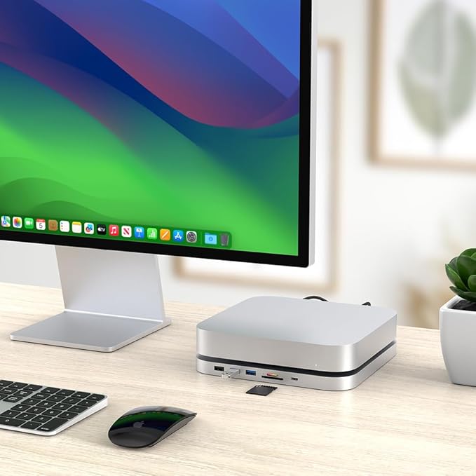 Hub Qwiizlab para Mac mini y Mac Studio con Enclosure NVMe miniatura 8