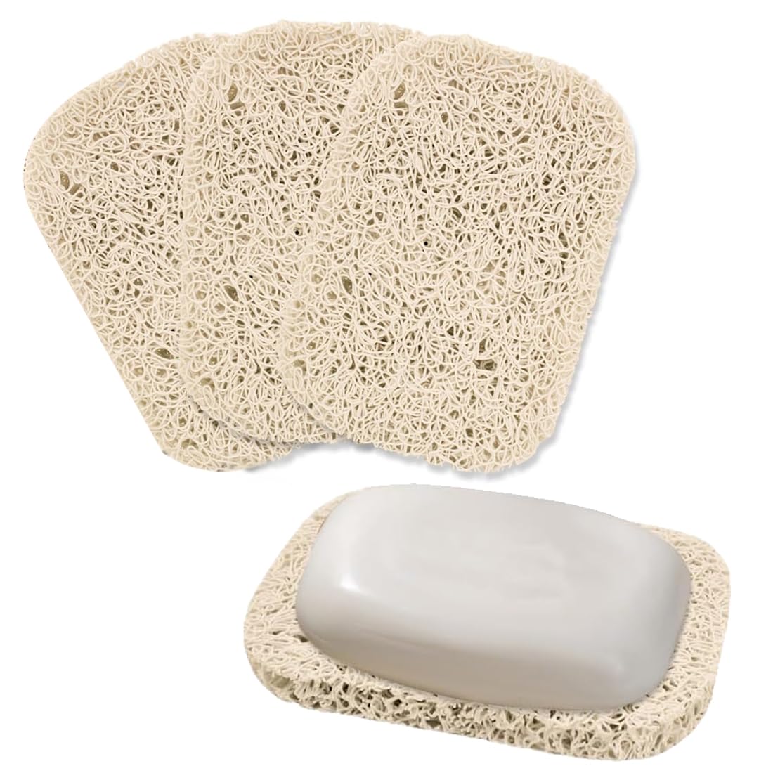 lot 3 porte-savon antidérapants