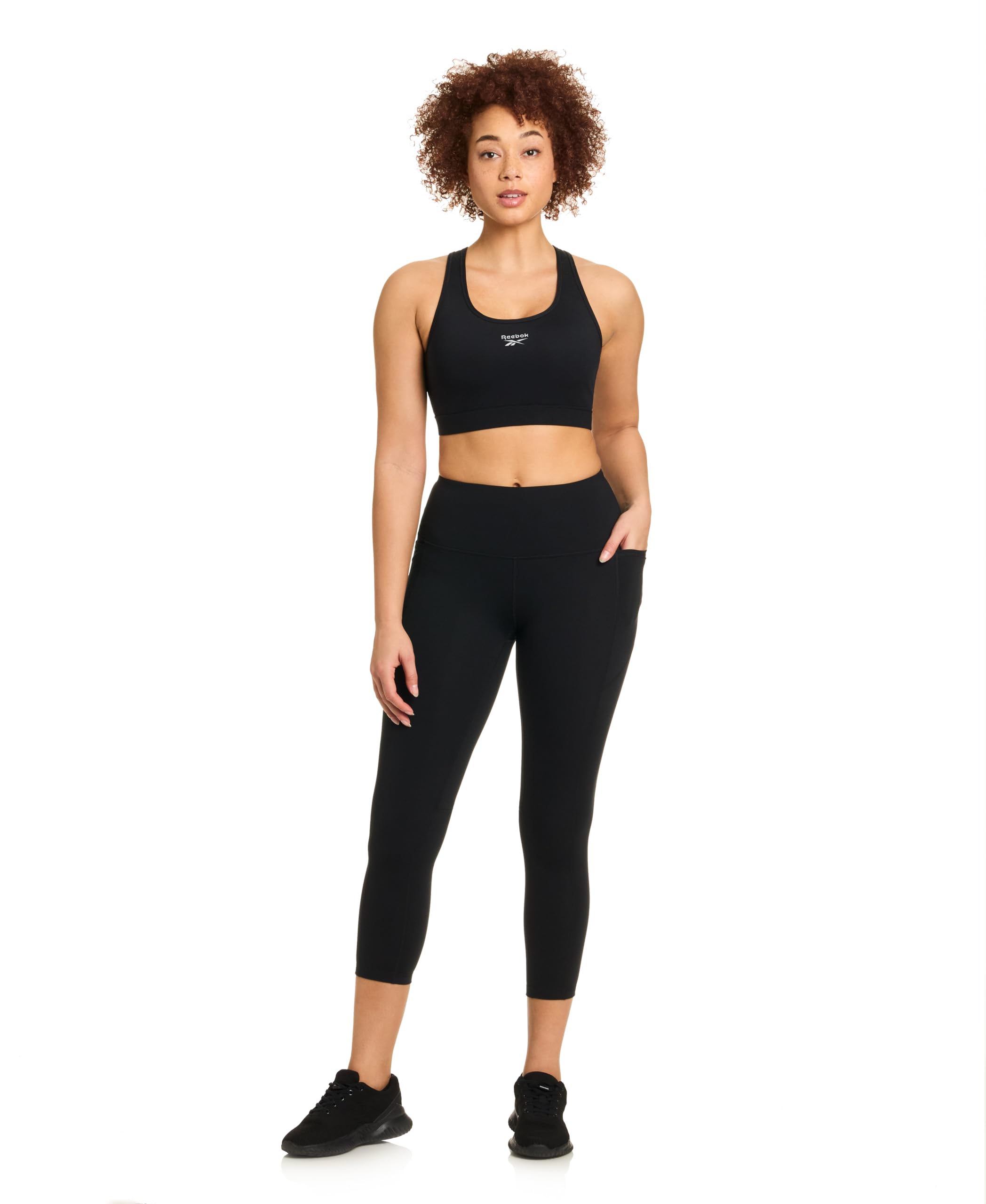Reebok Legging Capri Odyssey Highrise pour femme, entrejambe de 56 cm