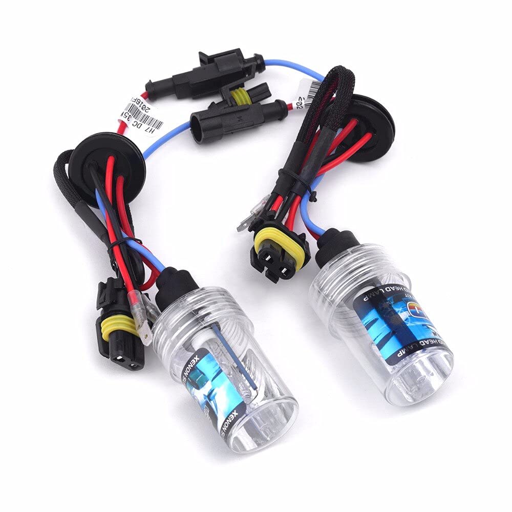 AUTO SNAP LED 35W 6000K H7 HID Xenon Bulb Headlight Conversion Kit (high Intensity Discharge) (35 watt, Pack of 2)