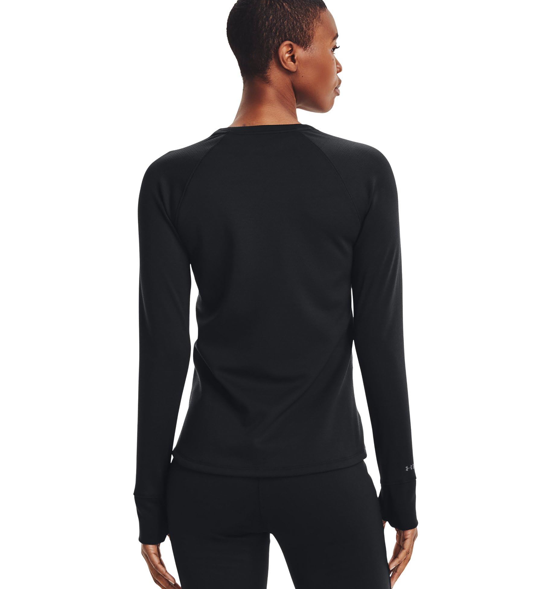 Under Armour Odzież wierzchnia damska pakowana podstawa 4.0 Crew, czarna (001)/skok szara, mała